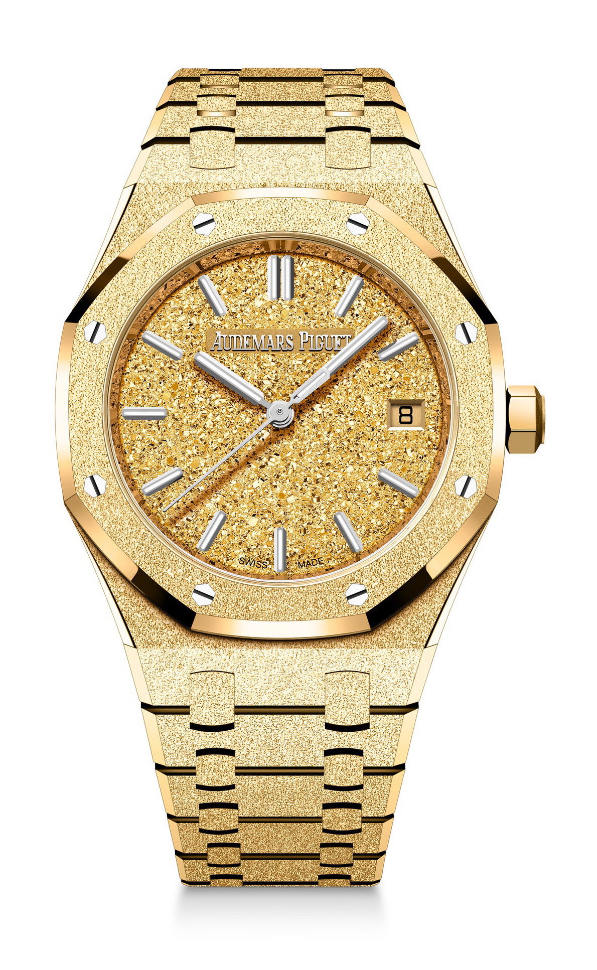Audemars Piguet Royal Oak Frosted Gold Selfwinding 34 77450BA.GG.1361BA.01