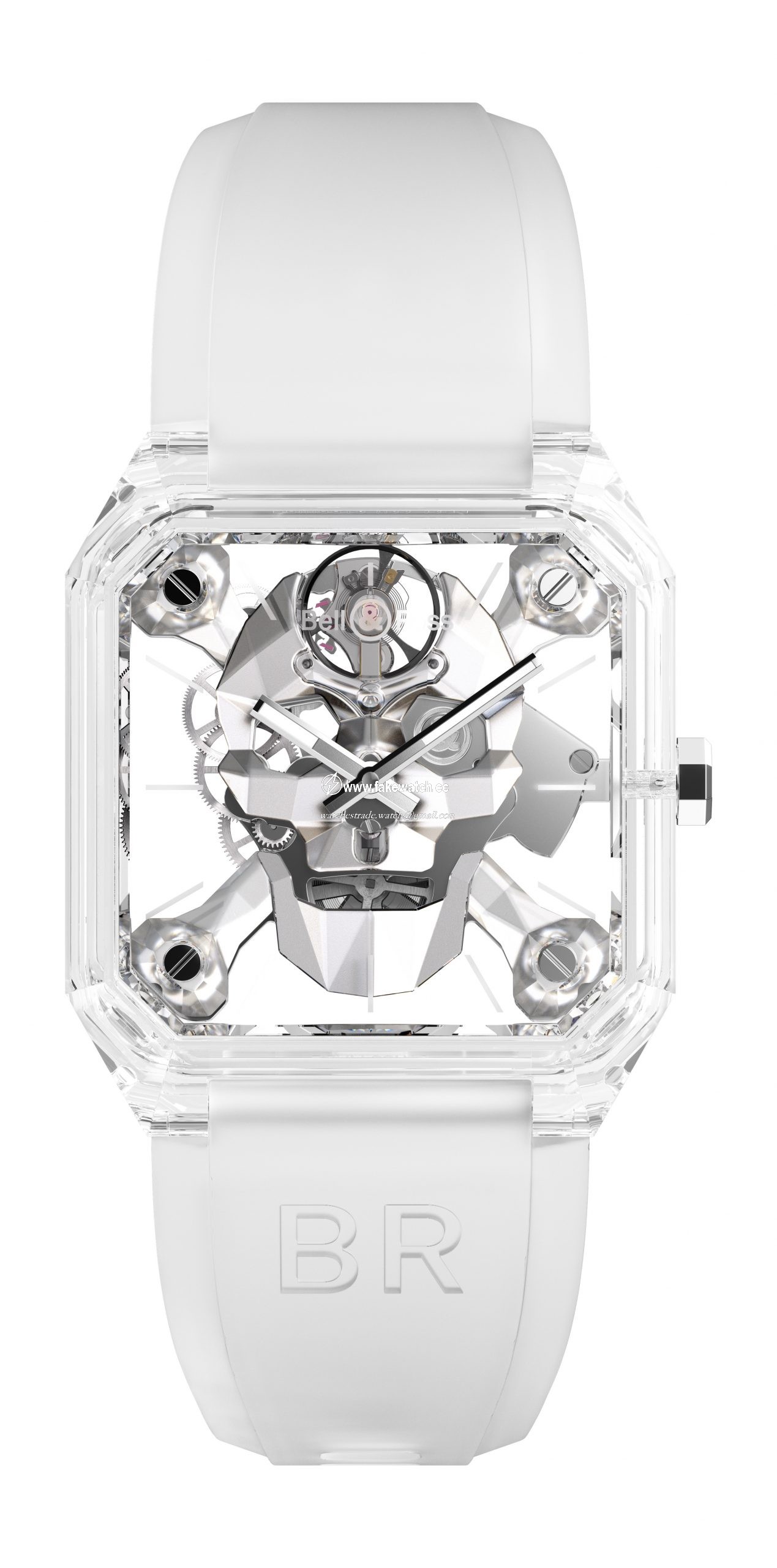 Bell & Ross BR 01 Cyber Skull Sapphire BR01-CSK-SAPHIR