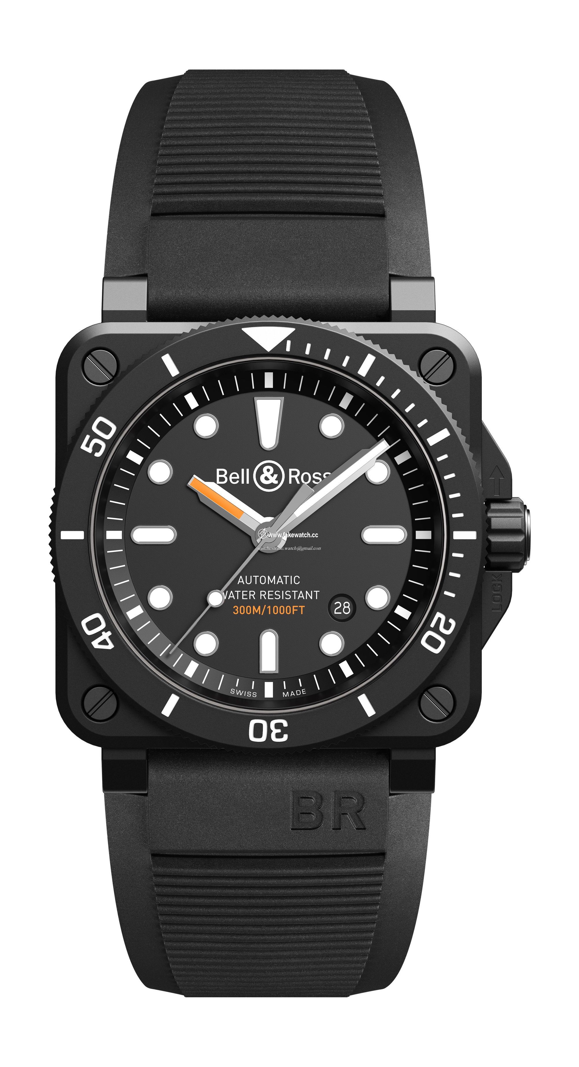 Bell & Ross BR 03-92 Diver Black Matte BR0392-D-BL-CE/SRB