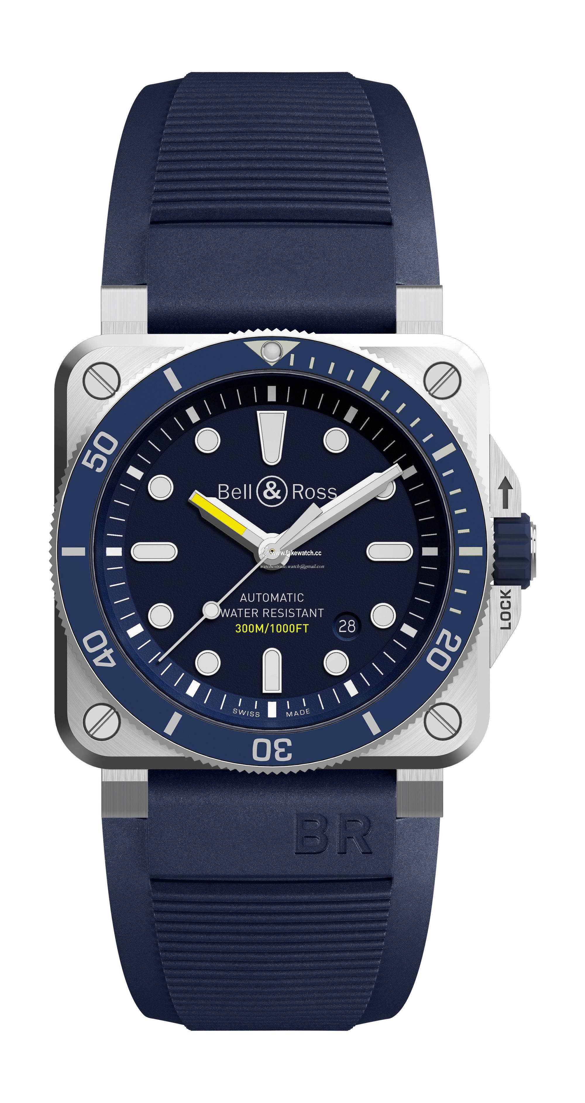 Bell & Ross BR 03-92 Diver Blue BR0392-D-BU-ST/SRB