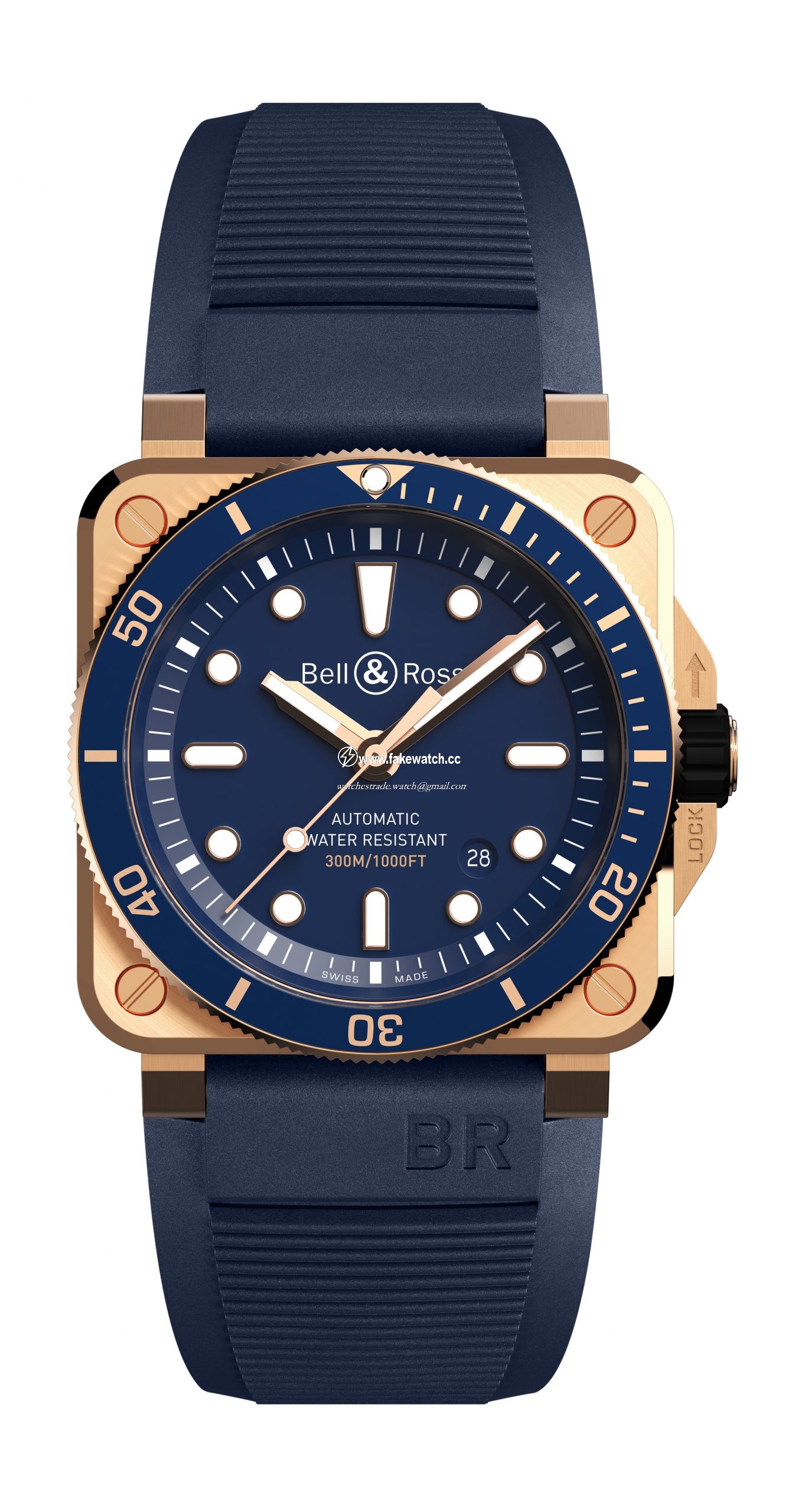 Bell & Ross BR 03-92 Diver Blue Bronze BR0392-D-LU-BR/SCA