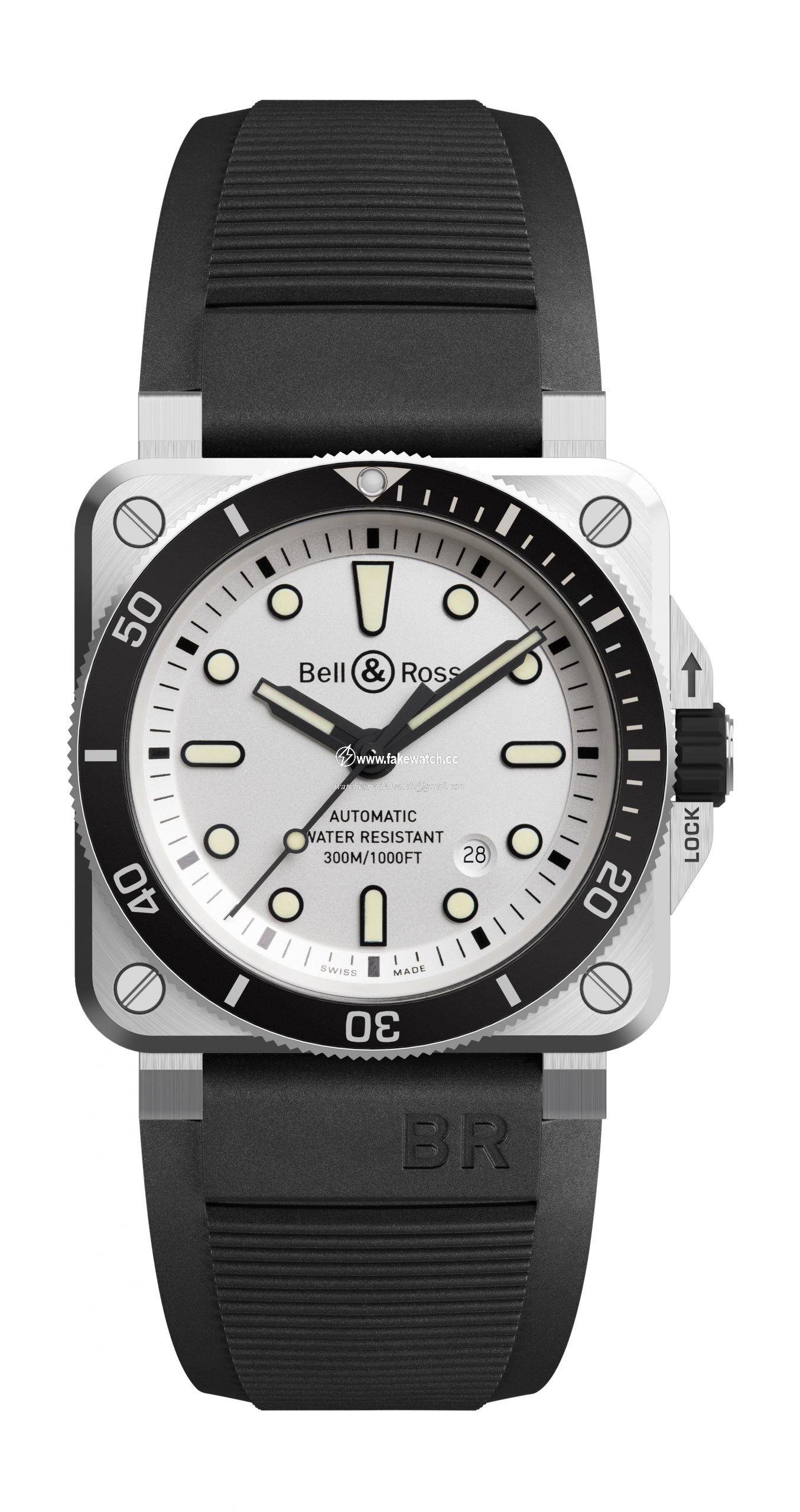 Bell & Ross BR 03-92 Diver White BR0392-D-WH-ST/SRB