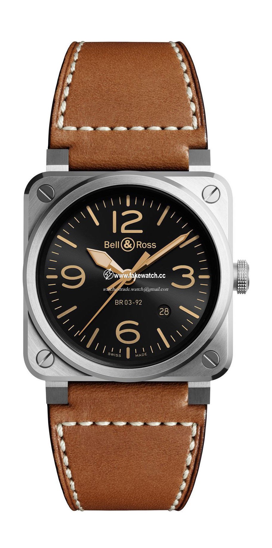 Bell & Ross BR 03-92 Golden Heritage BR0392-GH-ST/SCA