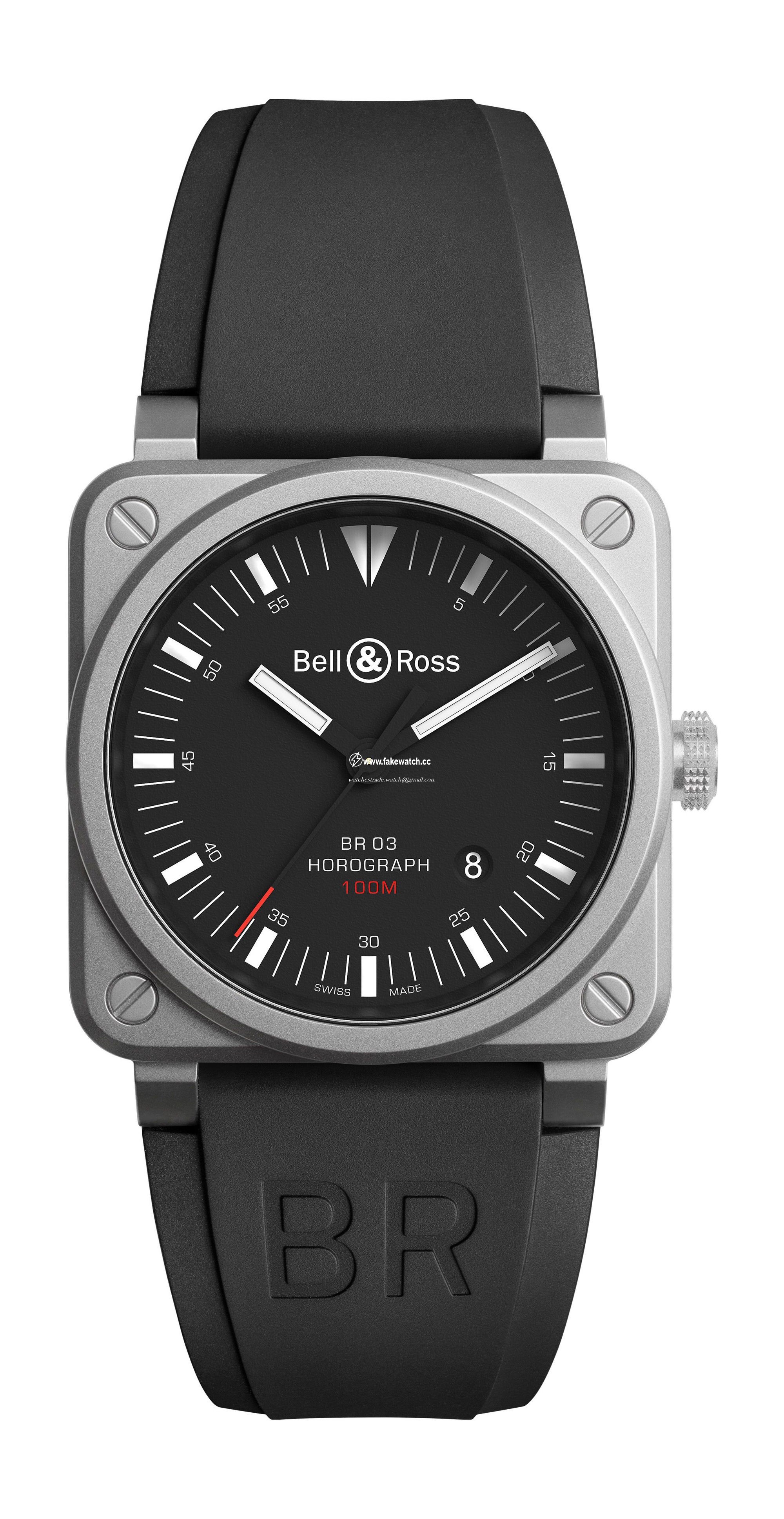Bell & Ross BR 03-92 HOROGRAPH BR0392-HOR-BLC/SRB