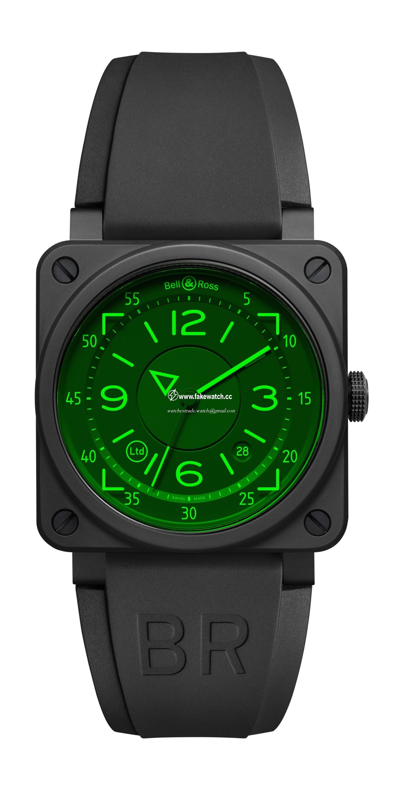 Bell & Ross BR 03-92 HUD BR0392-HUD-CE/SRB