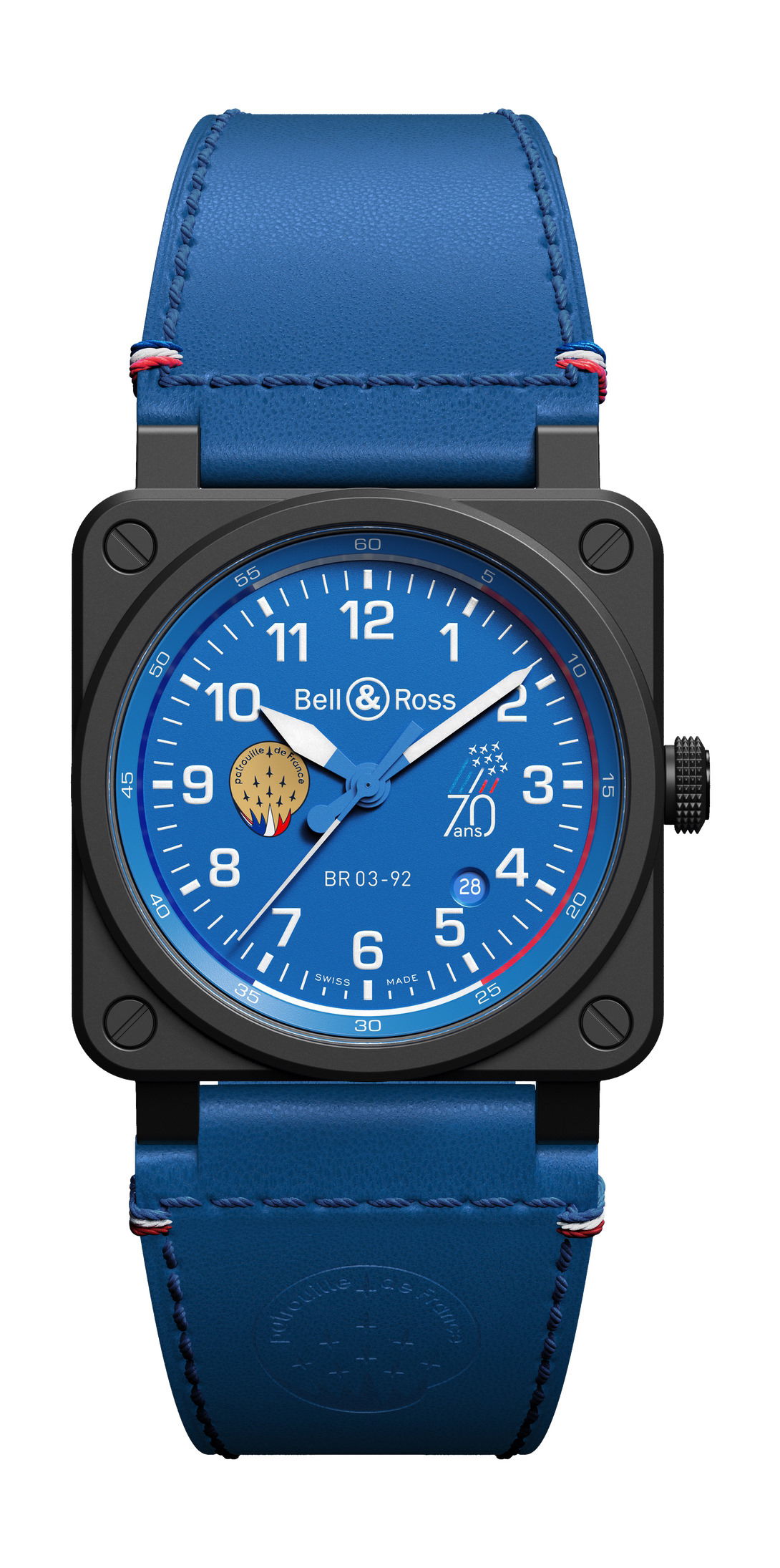 Bell & Ross BR 03-92 Patrouille de France 70th Anniversary BR0392-PAF7-CE/SCA