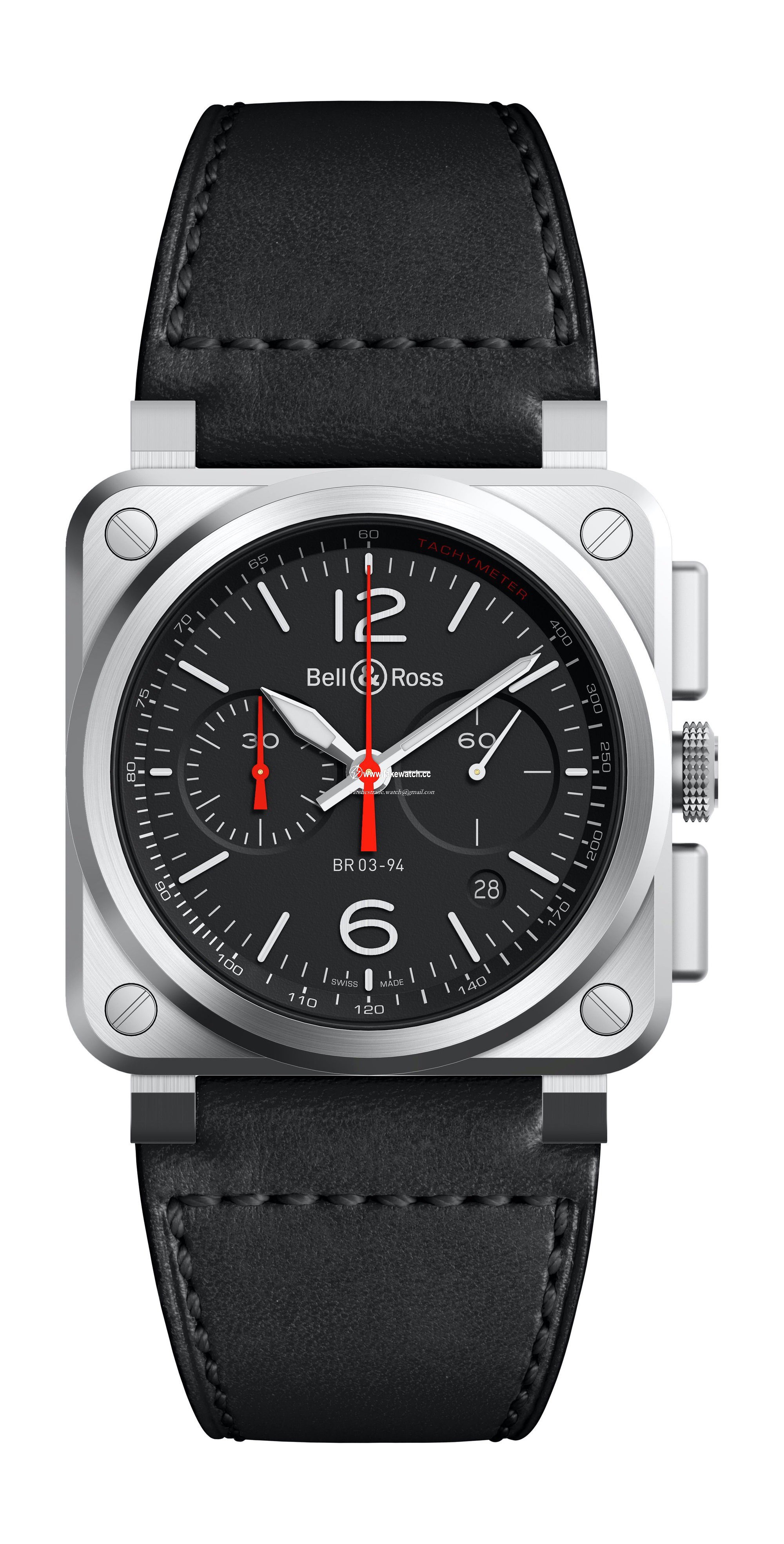 Bell & Ross BR 03-94 Black Steel BR0394-BLC-ST/SCA