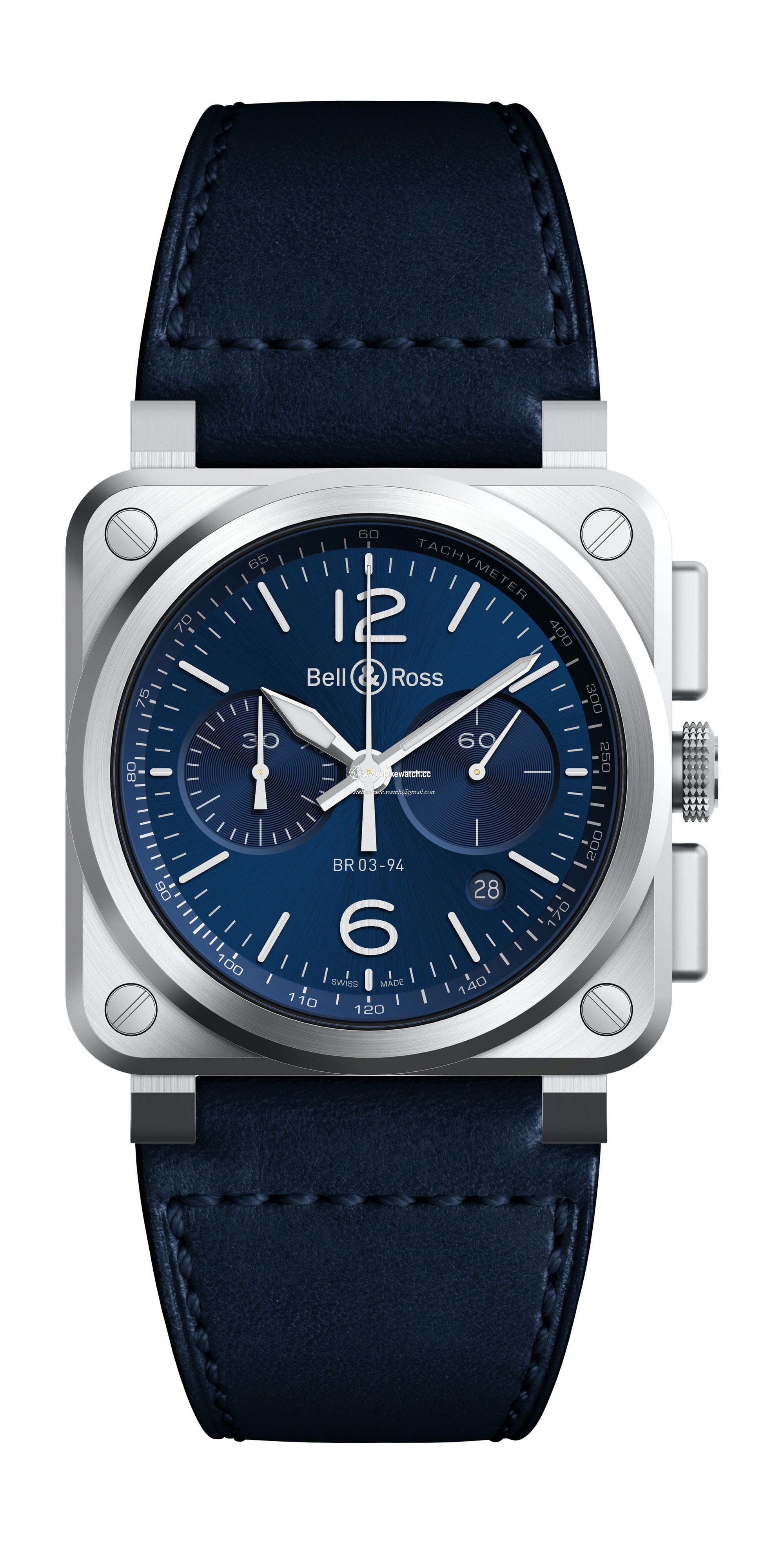 Bell & Ross BR 03-94 Blue Steel BR0394-BLU-ST/SCA