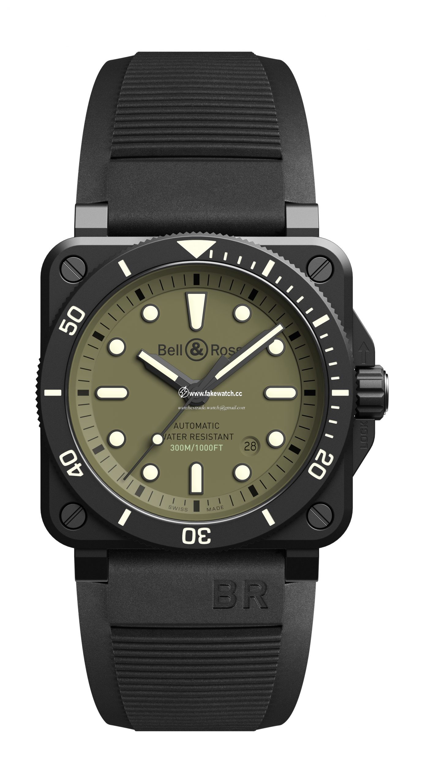 Bell & Ross BR 03-92 Diver Military BR0392-D-KA-CE/SRB