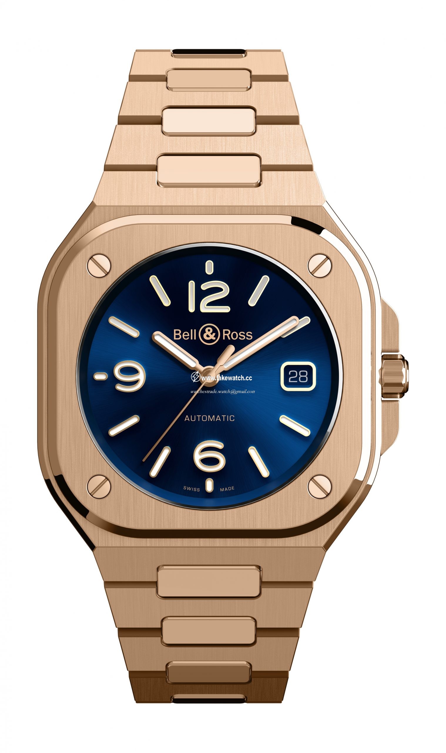 Bell & Ross BR 05 Blue Gold BR05A-BLU-PG/SPG