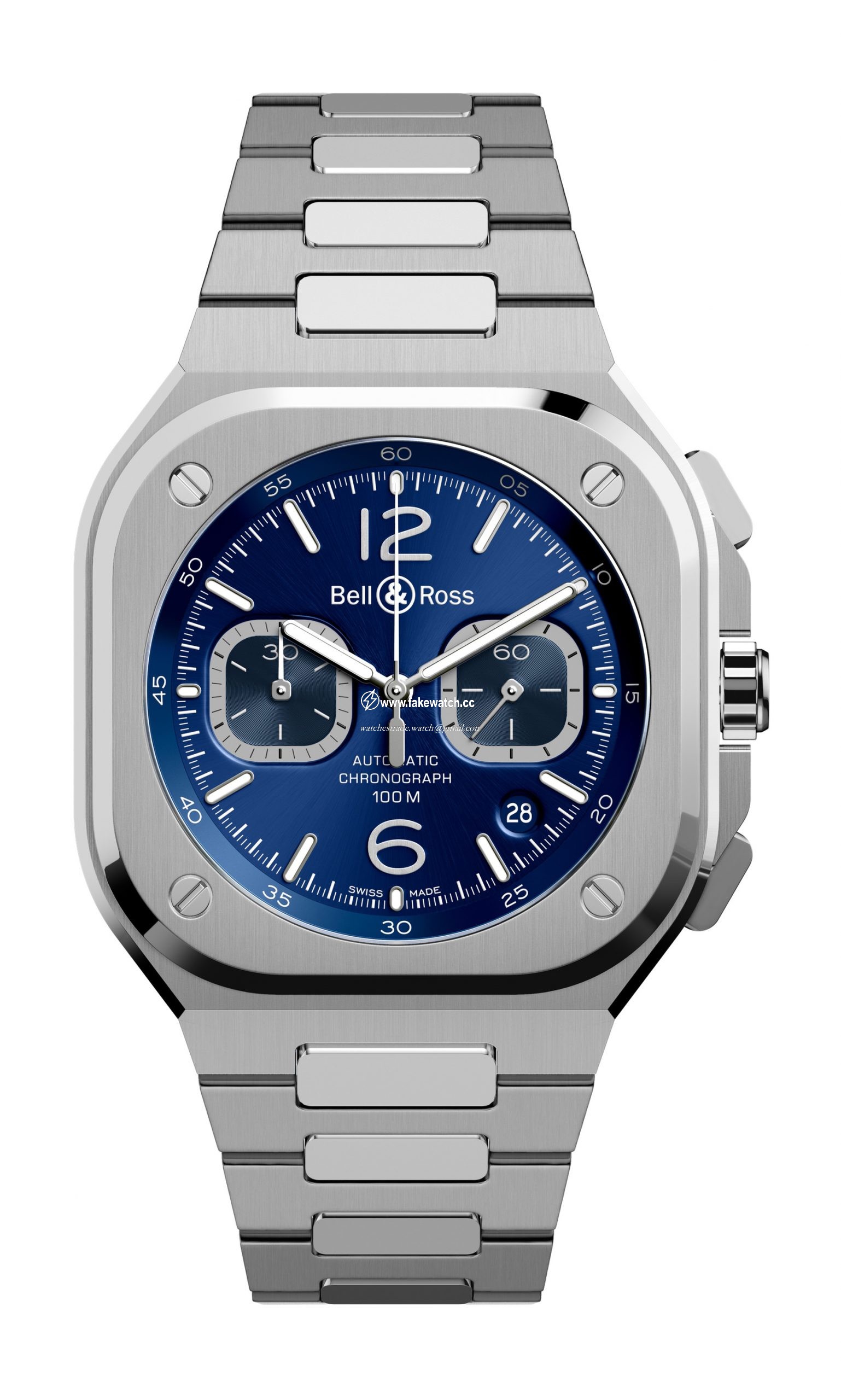 Bell & Ross BR 05 Chrono Blue Steel BR05C-BU-ST/SST