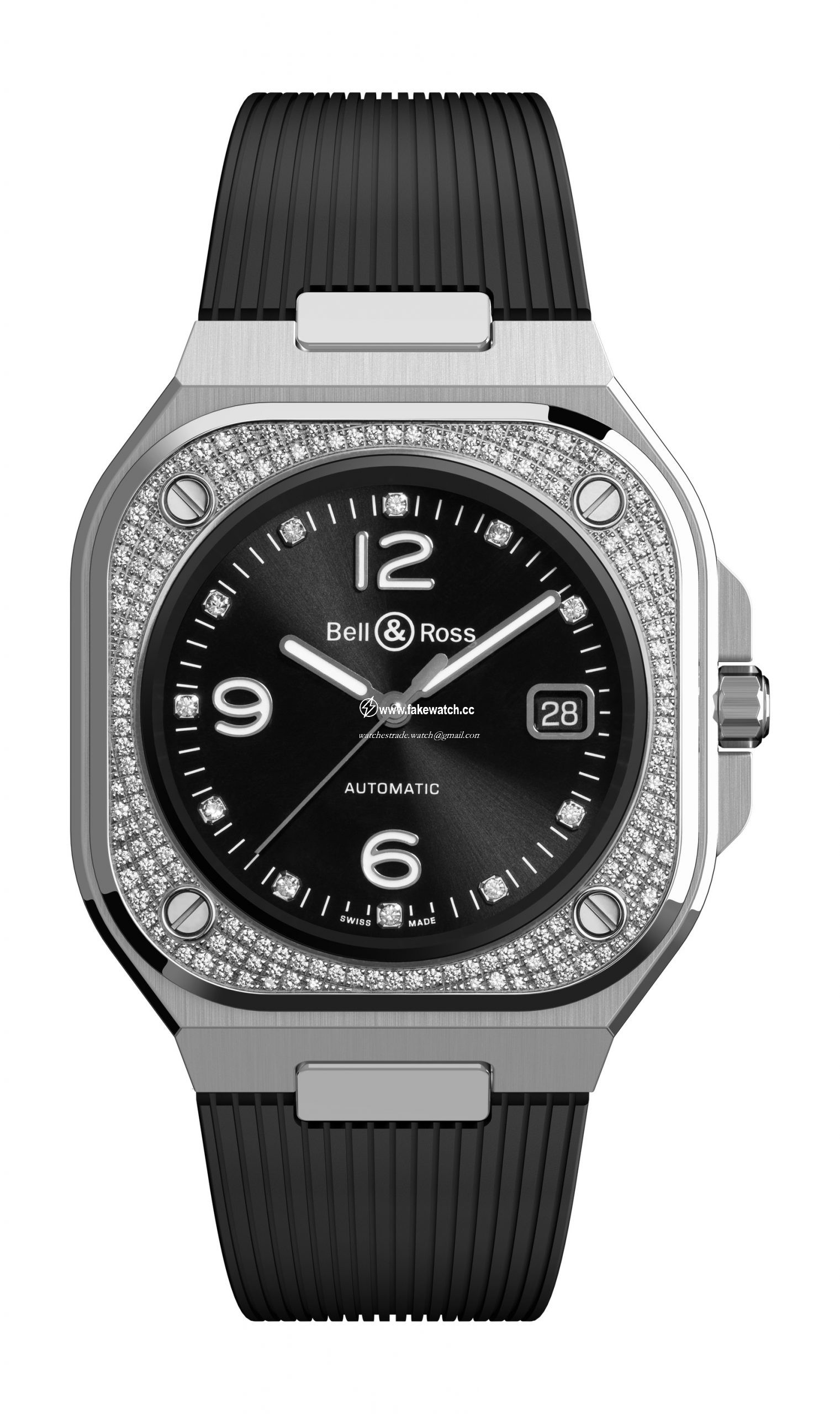 Bell & Ross BR 05 Diamond BR05A-BL-STFLD/SRB