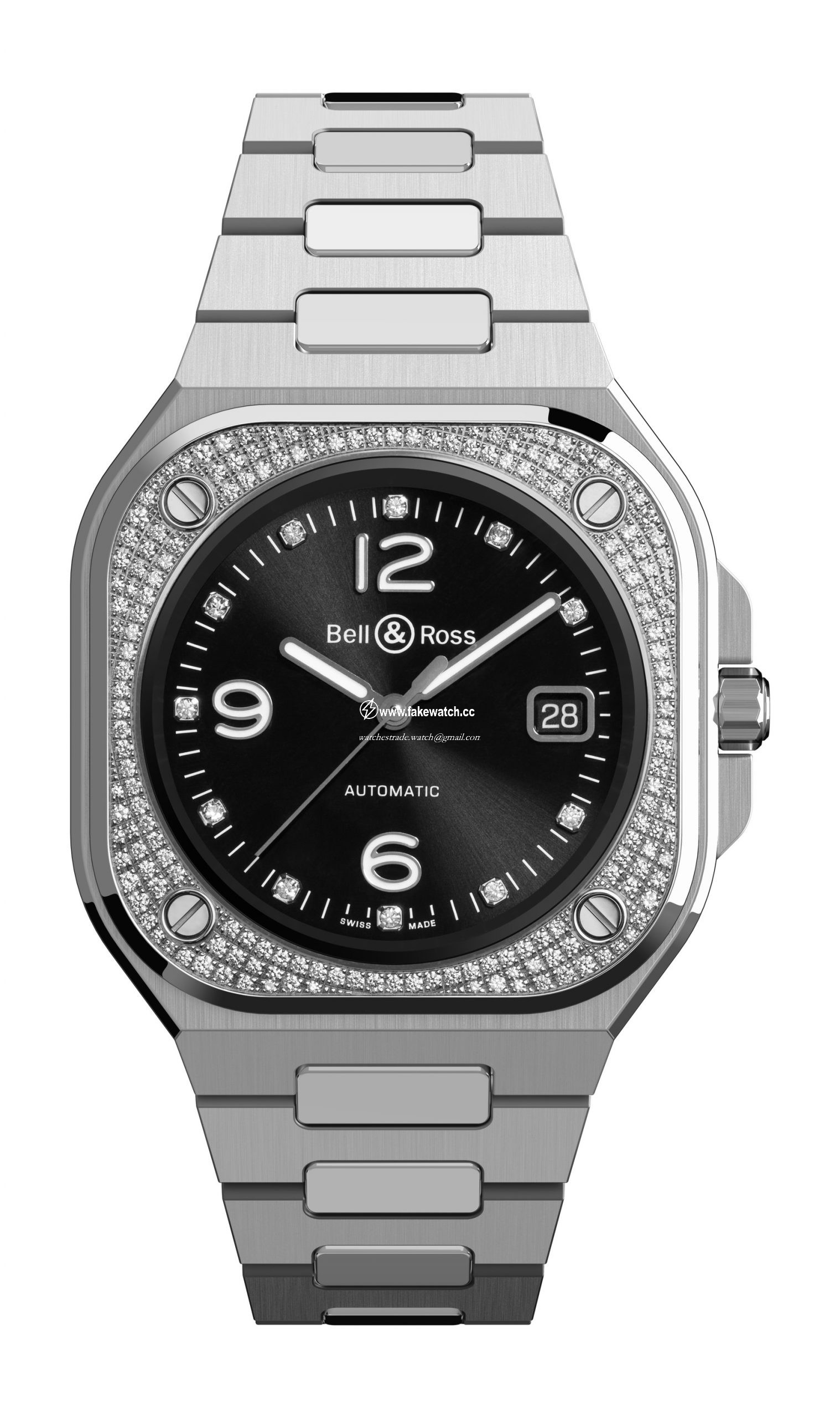 Bell & Ross BR 05 Diamond BR05A-BL-STFLD/SST