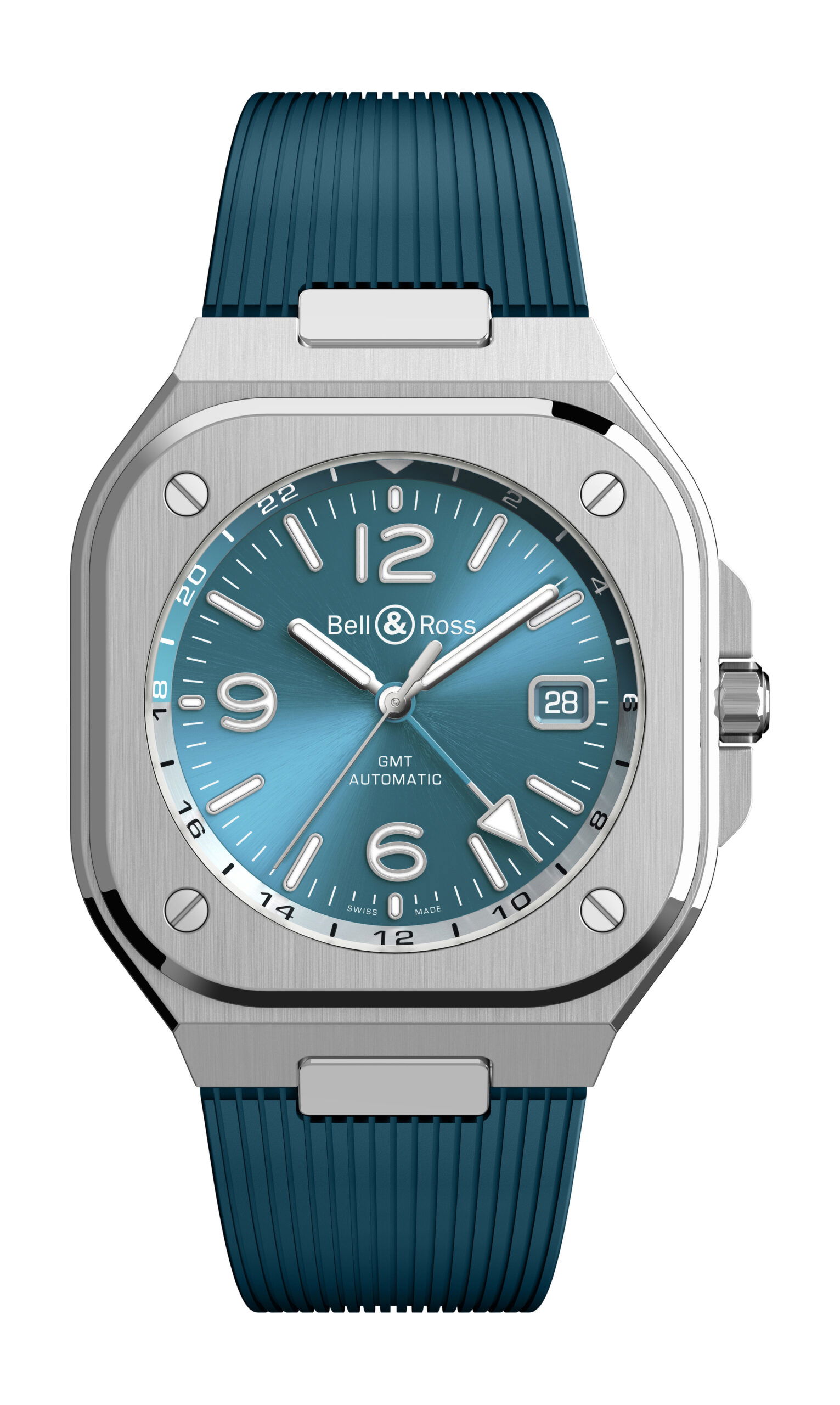 Bell & Ross BR 05 GMT Sky Blue BR05G-PB-ST/SRB