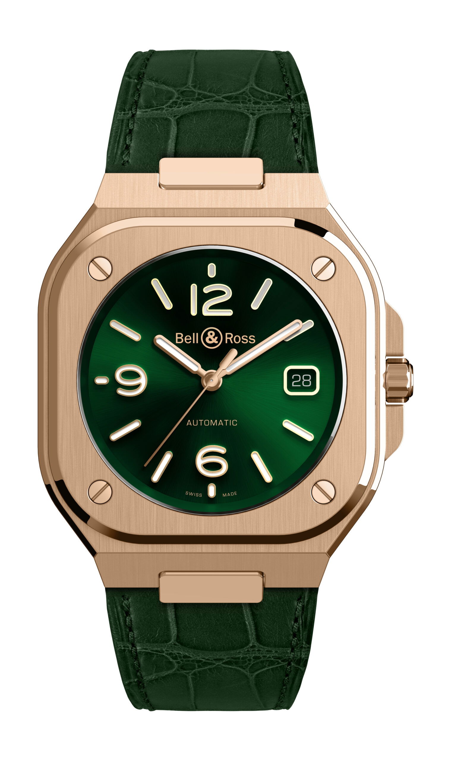 Bell & Ross BR 05 Green Gold BR05A-GN-PG/SCR