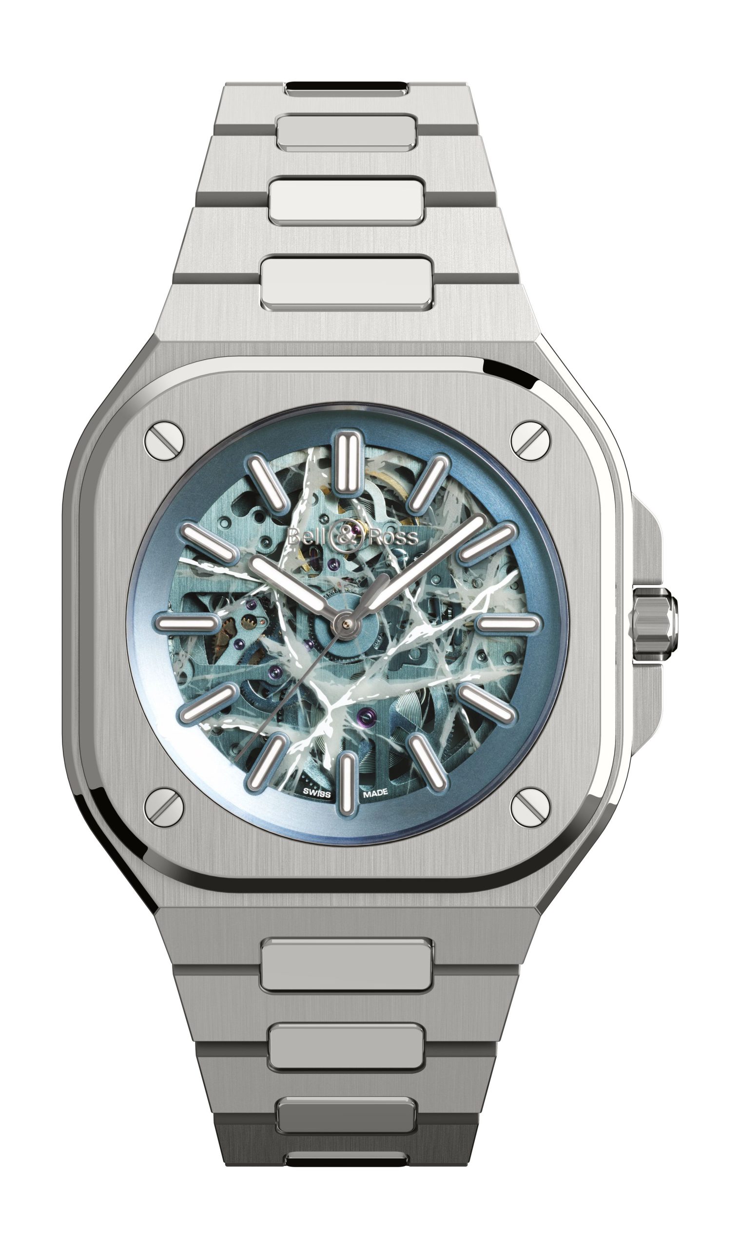 Bell & Ross BR 05 Skeleton Arctic Blue BR05A-AB-SKST/SST