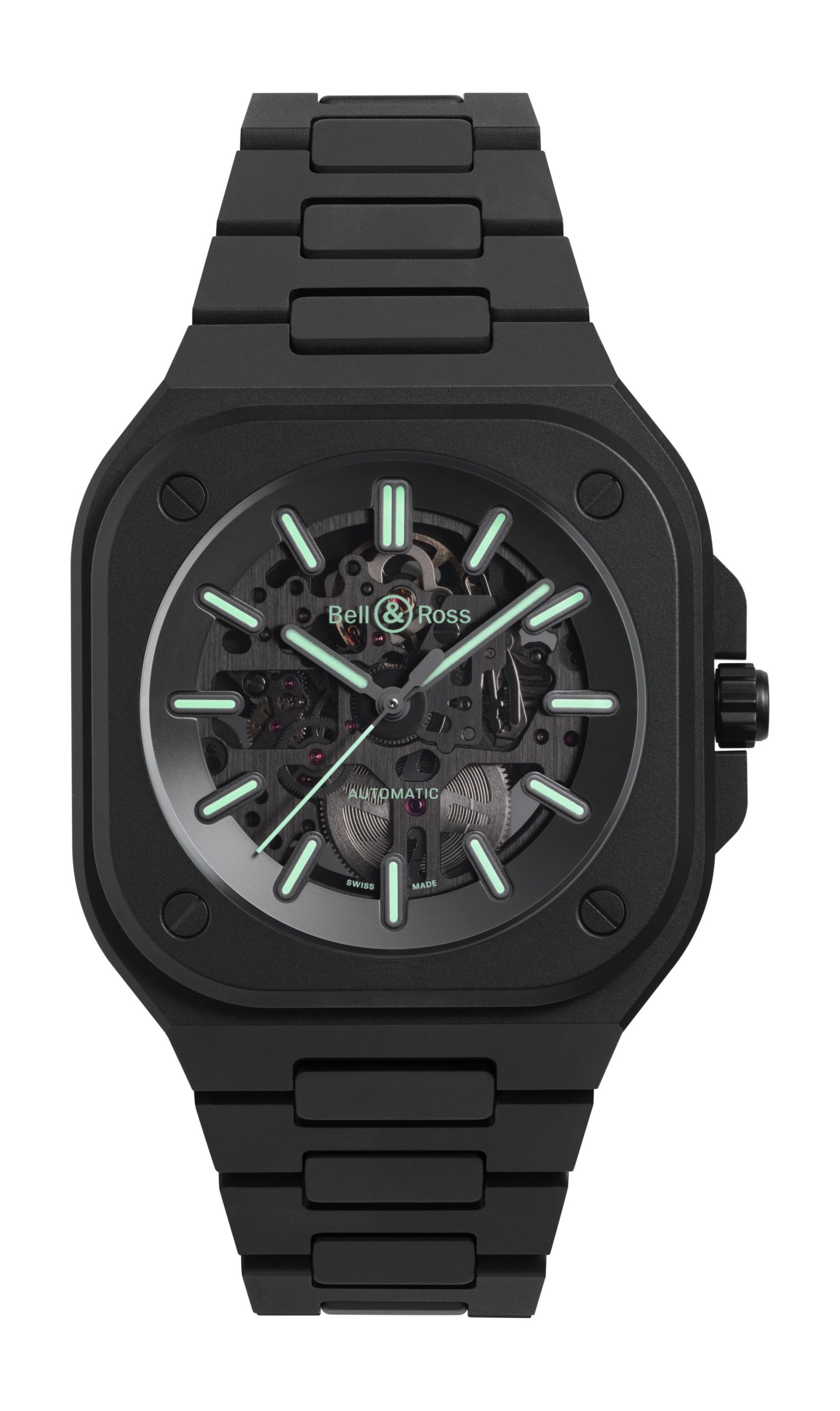 Bell & Ross BR 05 Skeleton Black Lum Ceramic BR05A-BLM-SKCE/SCE