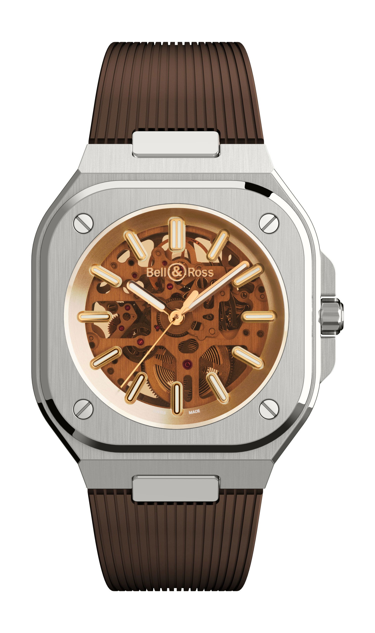 Bell & Ross BR 05 Skeleton Gold BR05A-CH-SKST/SRB