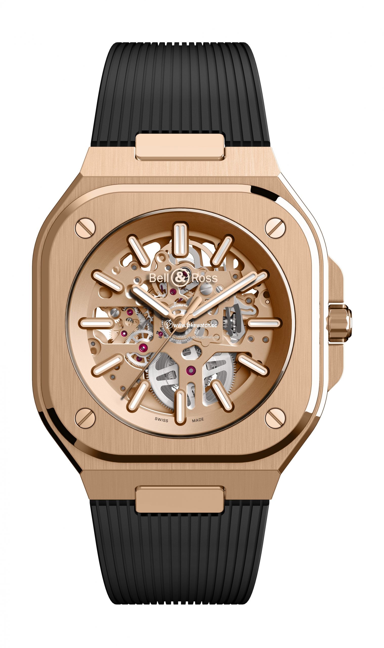 Bell & Ross BR 05 Skeleton Gold BR05A-PG-SK-PG/SRB