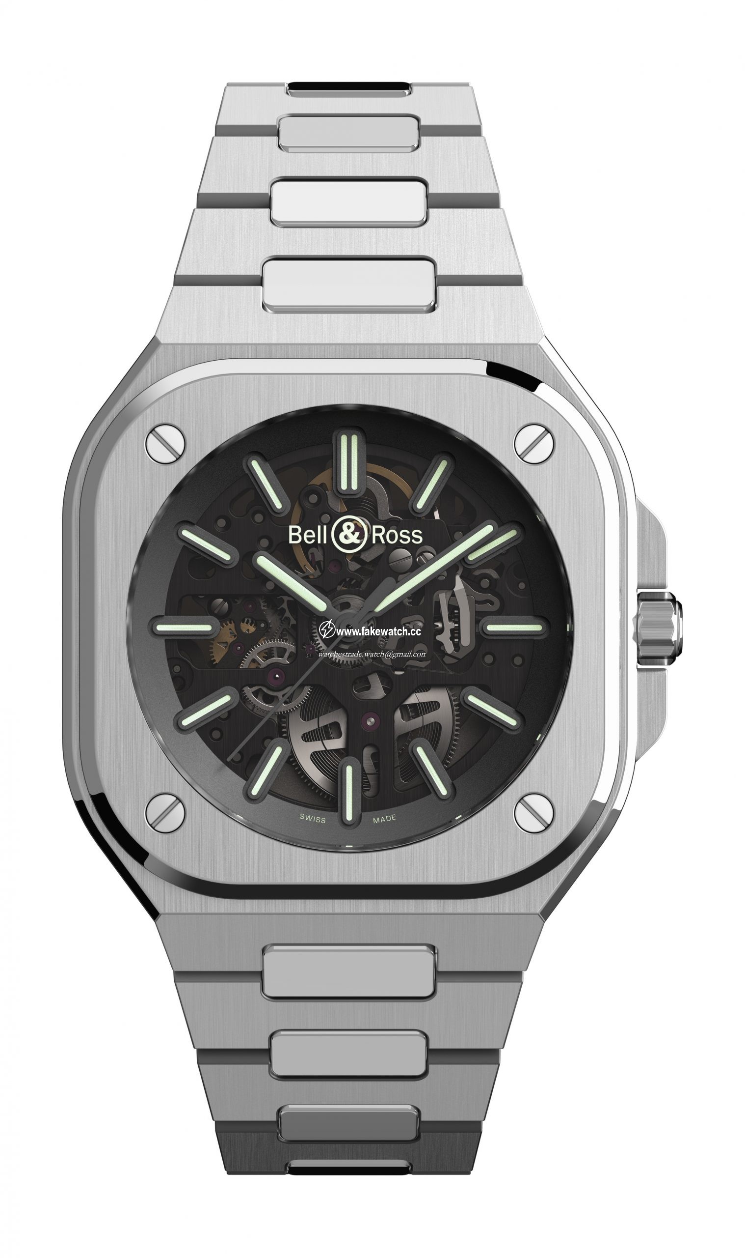Bell & Ross BR 05 Skeleton Nightlum BR05A-BL-SK-ST