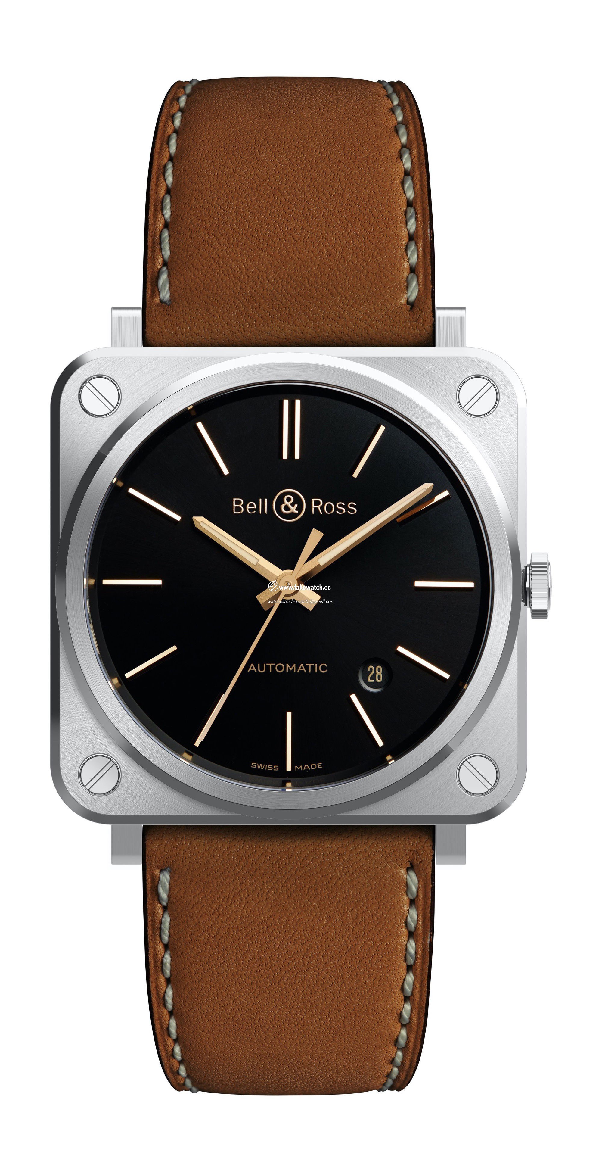 Bell & Ross BR S-92 GOLDEN HERITAGE BRS92-ST-G-HE/SCA