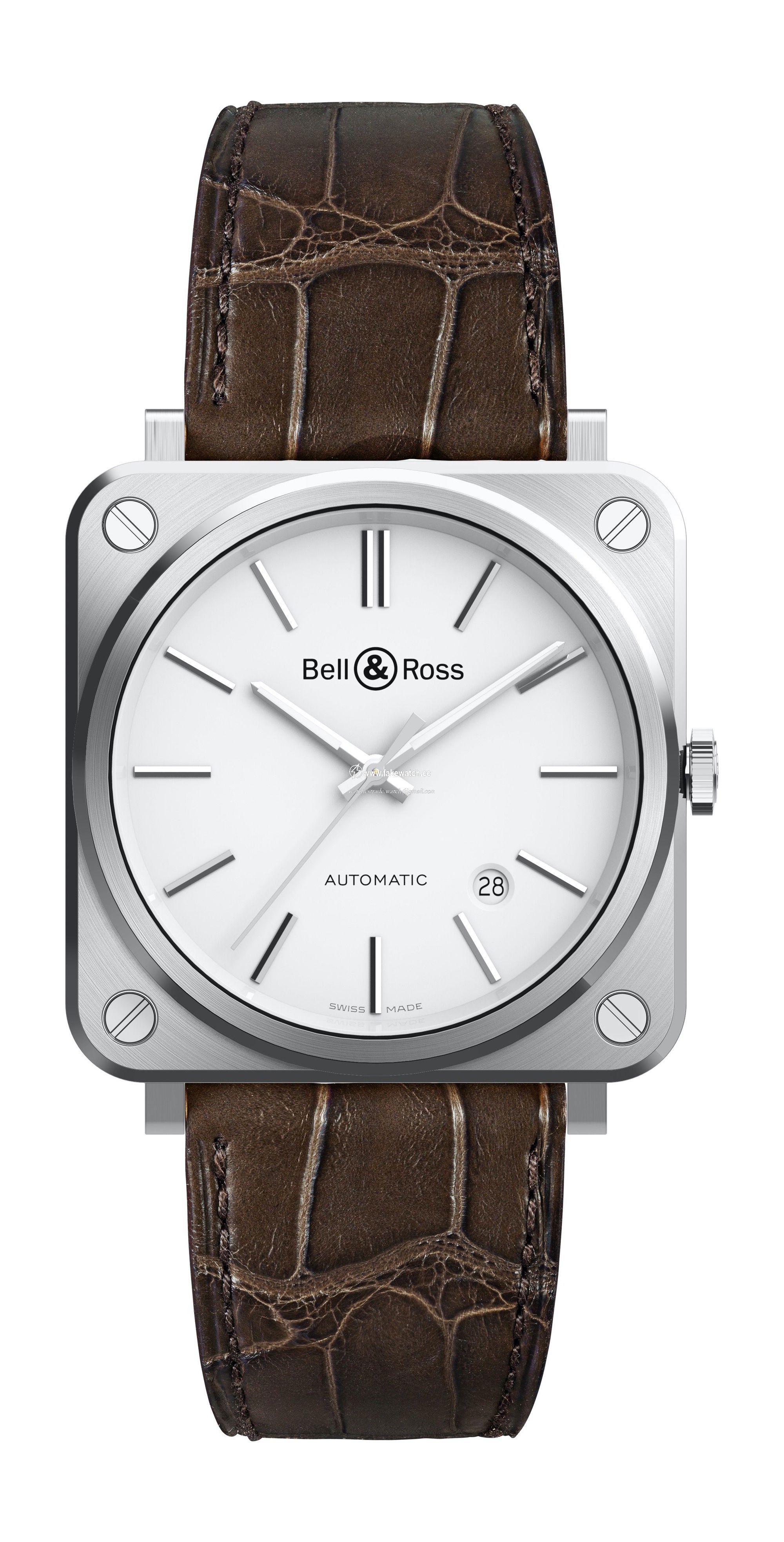 Bell & Ross BR S-92 WHITE STEEL? BRS92-WH-ST/SCR