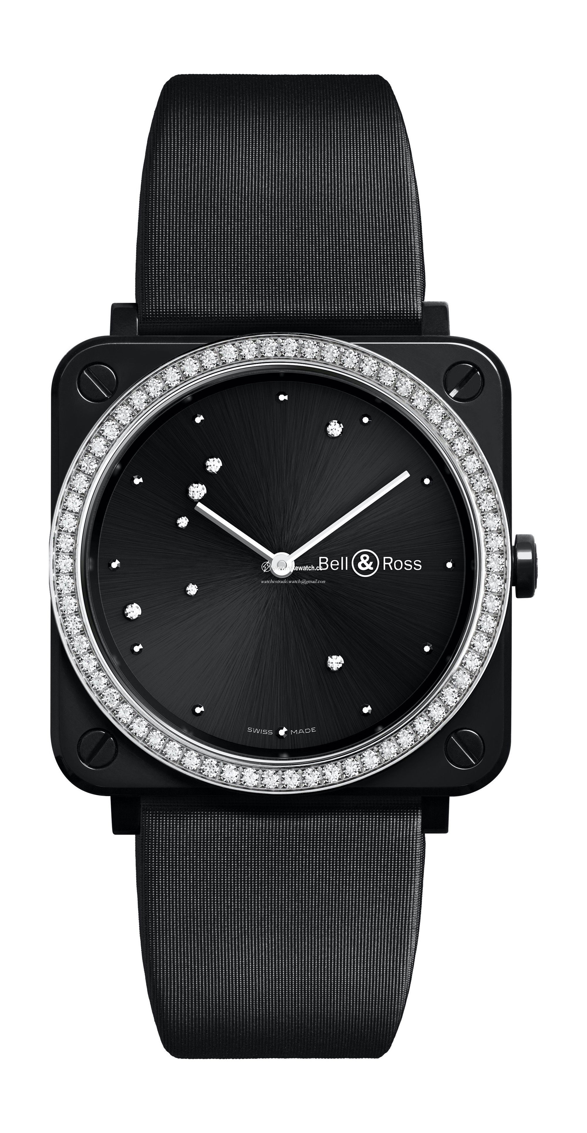 Bell & Ross BR S BLACK DIAMOND EAGLE DIAMONDS? BRS-EBL-CE-LGD/SCA