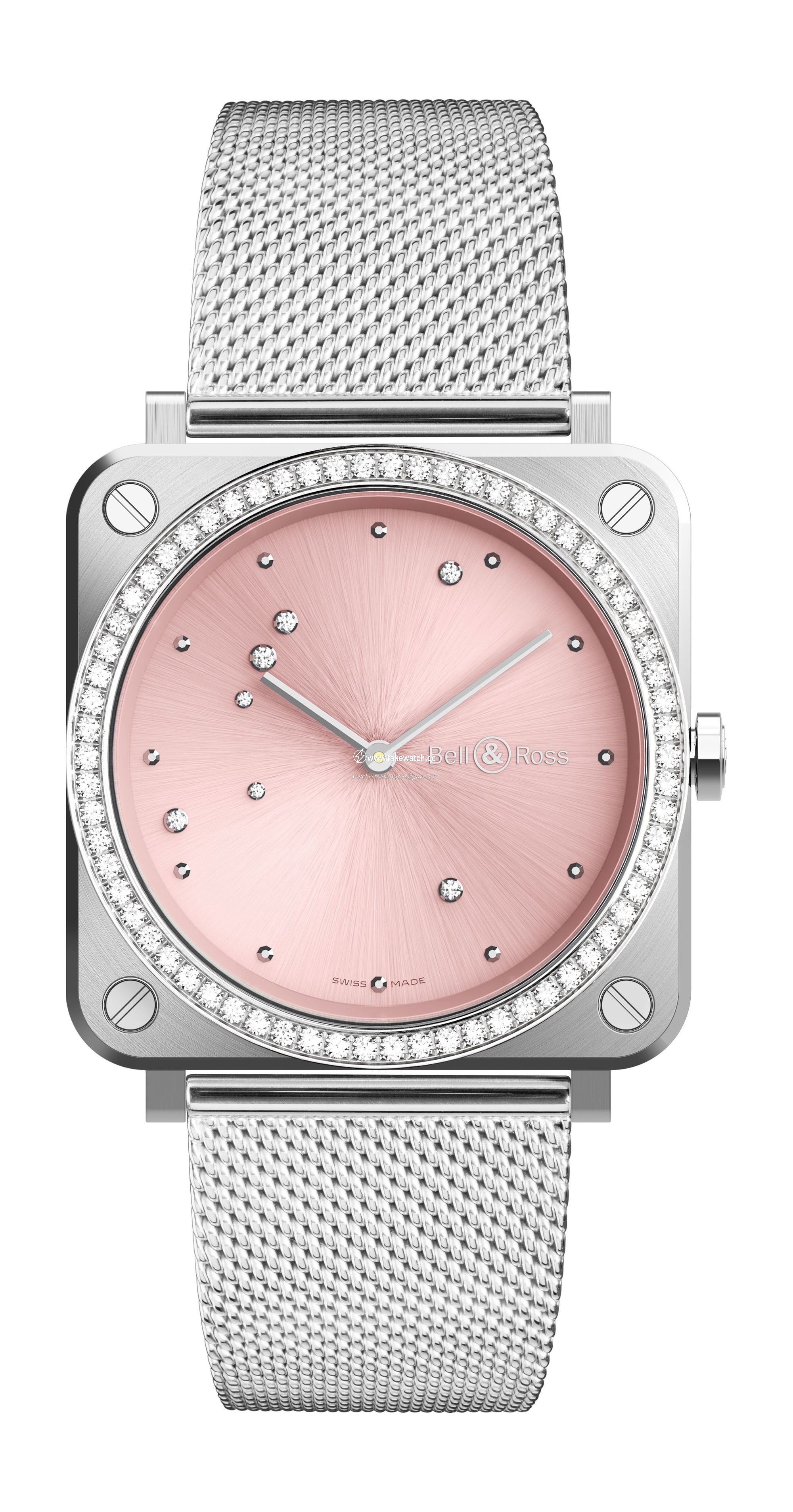 Bell & Ross BR S Pink Diamond Eagle Diamonds BRS-EP-ST-LGD/SST