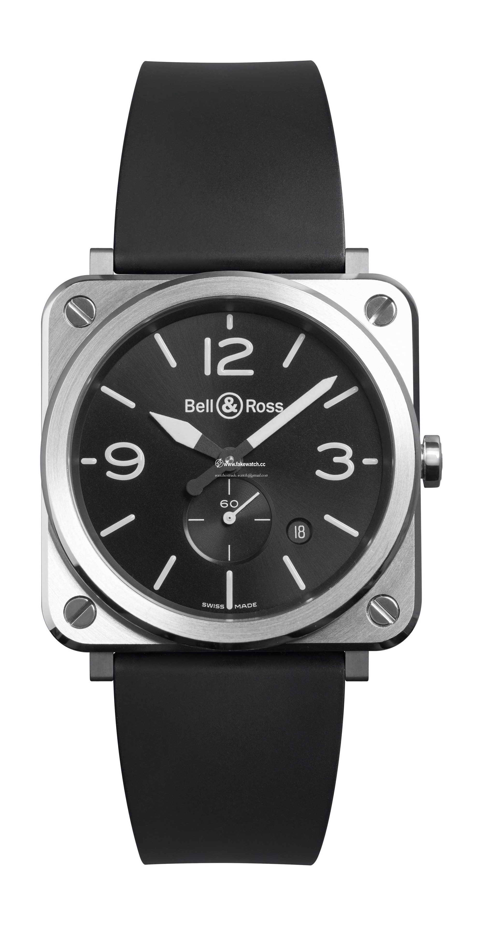 Bell & Ross BR S STEEL BRS-BLC-ST