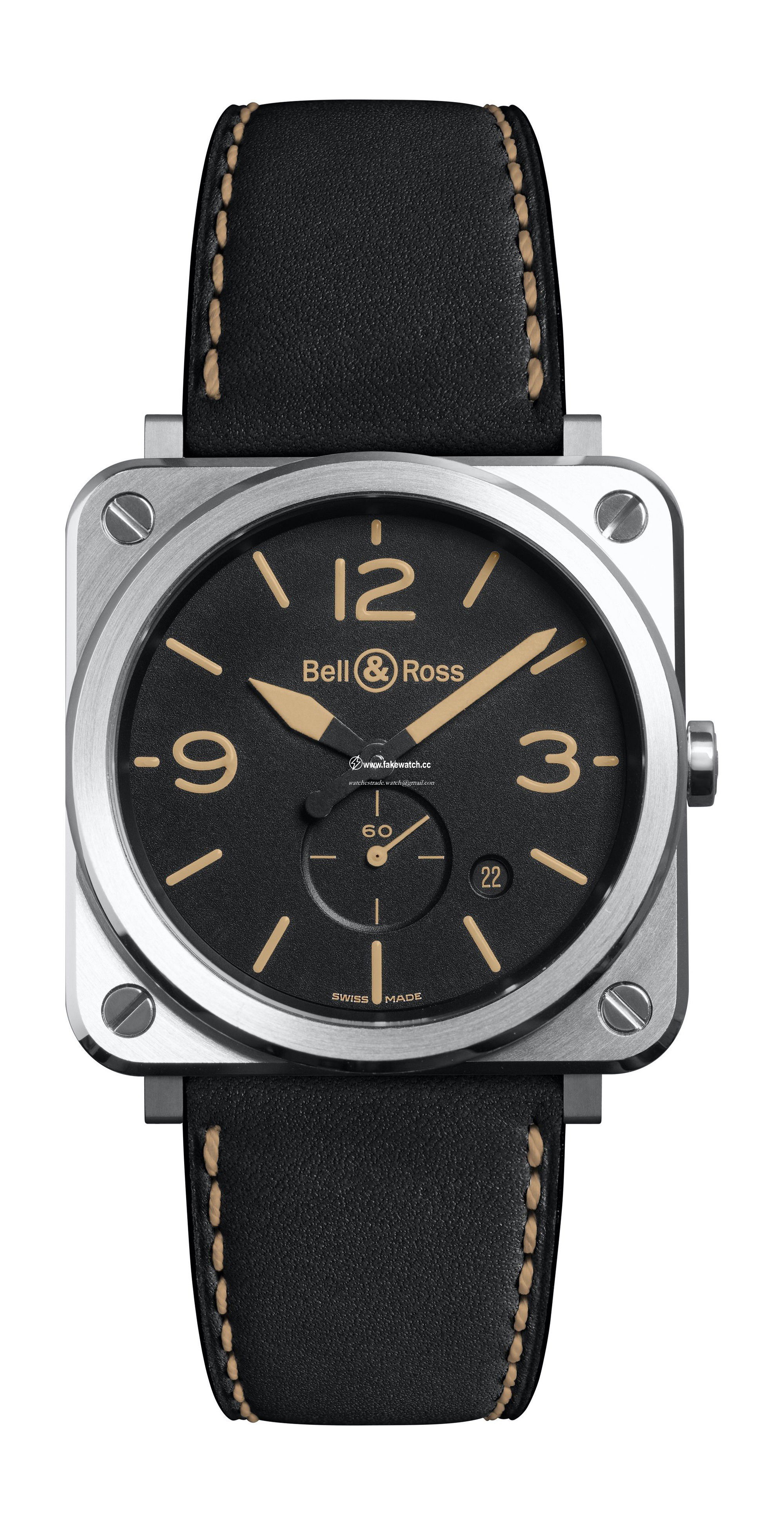 Bell & Ross BR S Steel Heritage BRS-HERI-ST/SCA