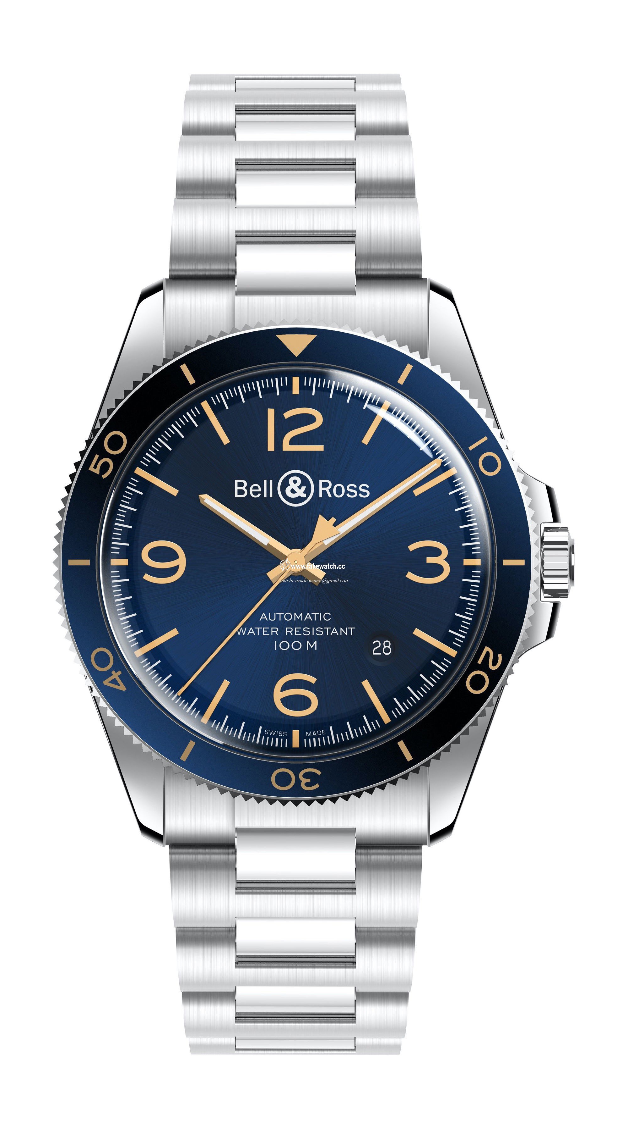 Bell & Ross BR V2-92 Aeronavale BRV292-BU-G-ST/SST