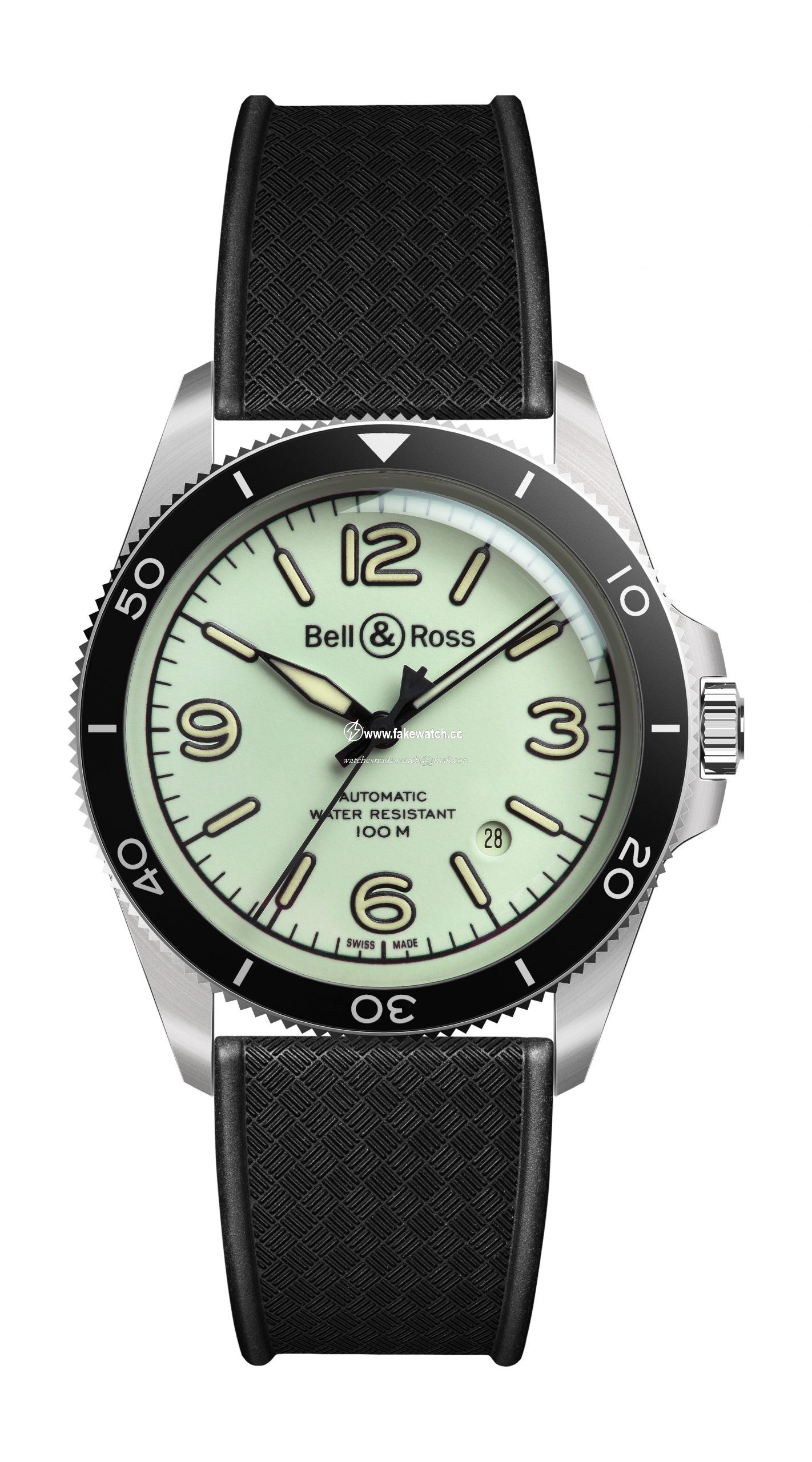 Bell & Ross BR V2-92 FULL LUM BRV292-LUM-ST/SRB