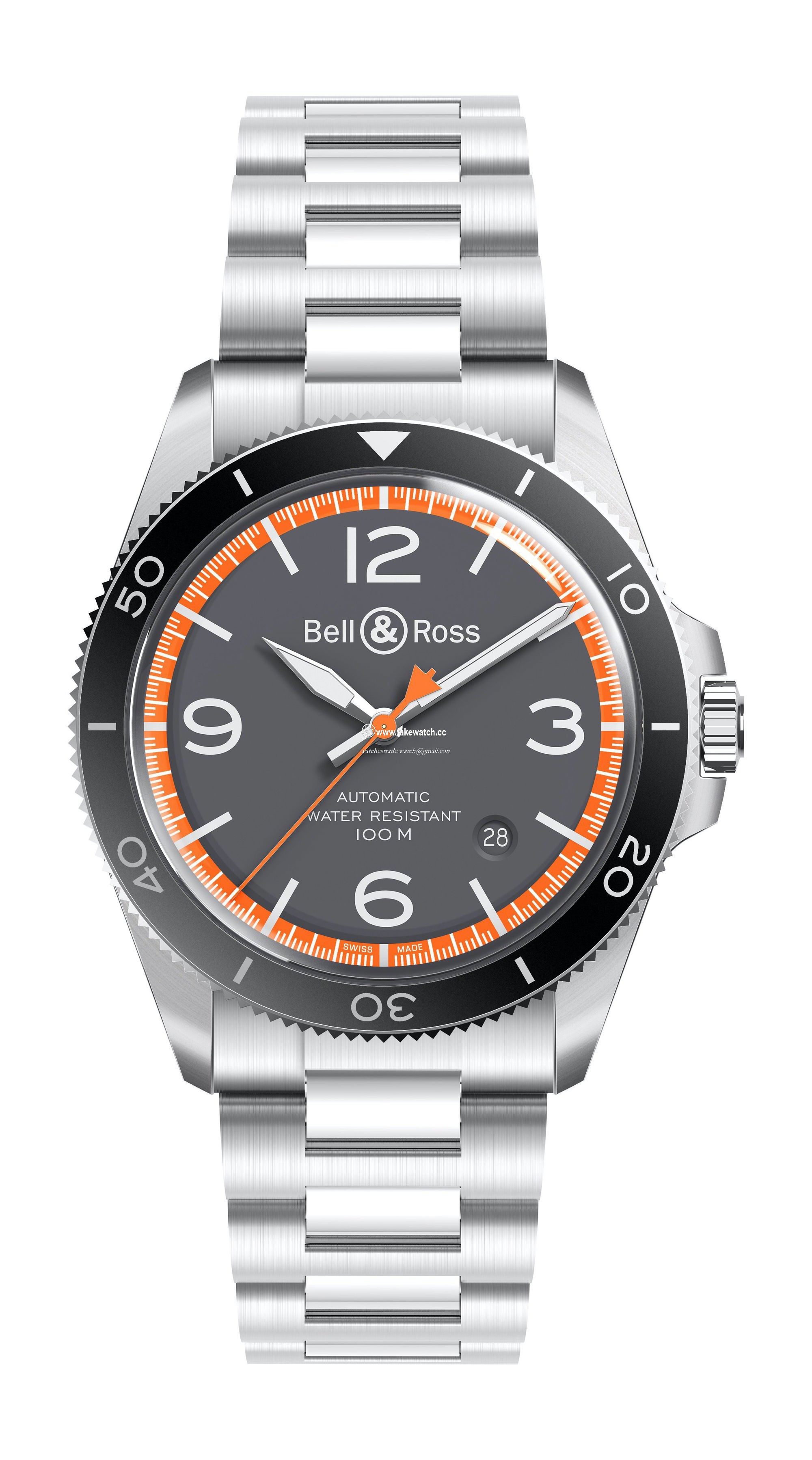 Bell & Ross BR V2-92 Garde-C?tes BRV292-ORA-ST/SST