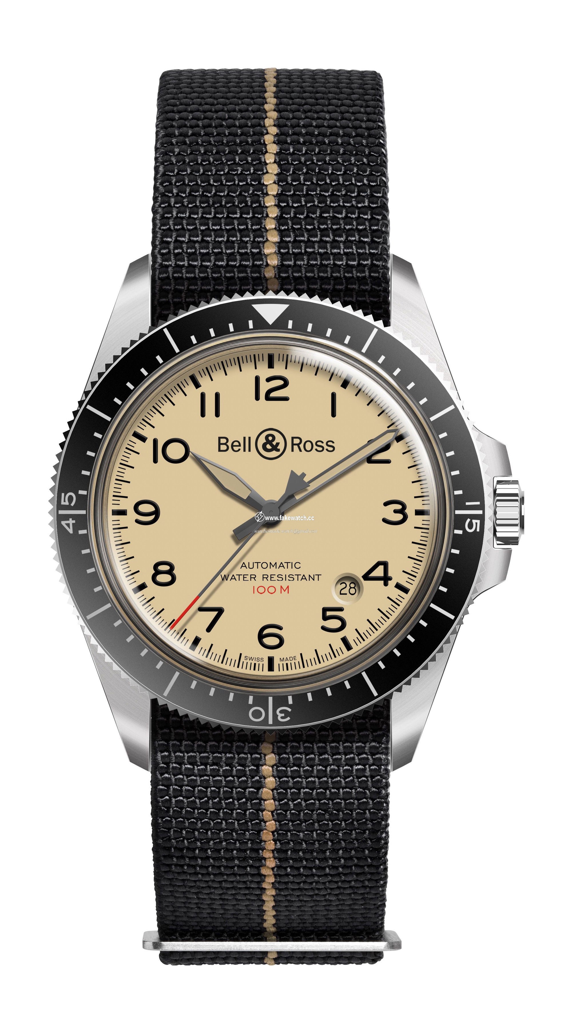 Bell & Ross BR V2-92 Military Beige BRV292-BEI-ST/SF