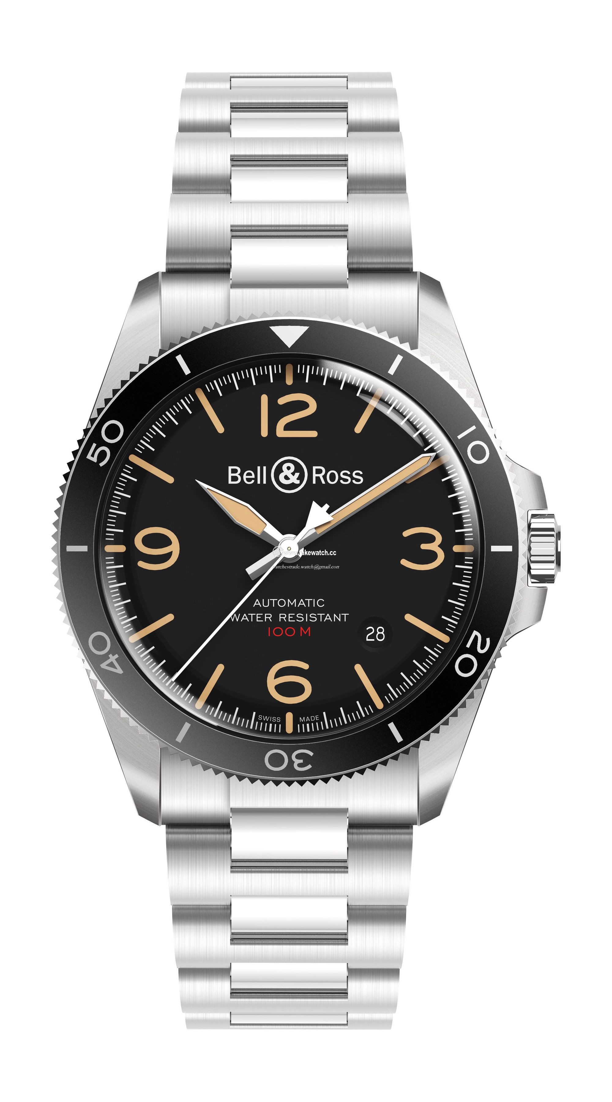 Bell & Ross BR V2-92 Steel Heritage BRV292-HER-ST/SST