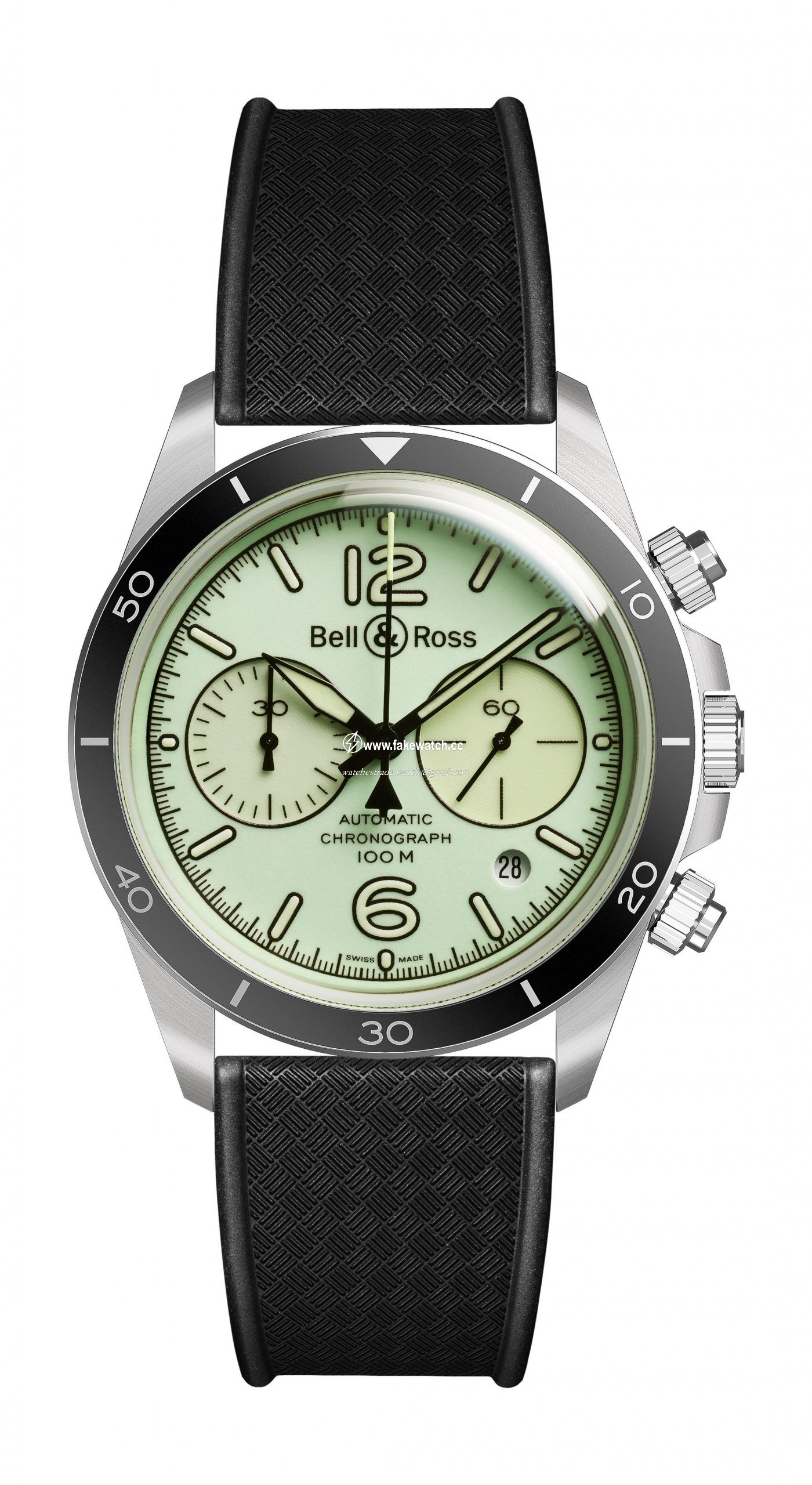 Bell & Ross BR V2-94 Full Lum BRV294-LUM-ST/SRB