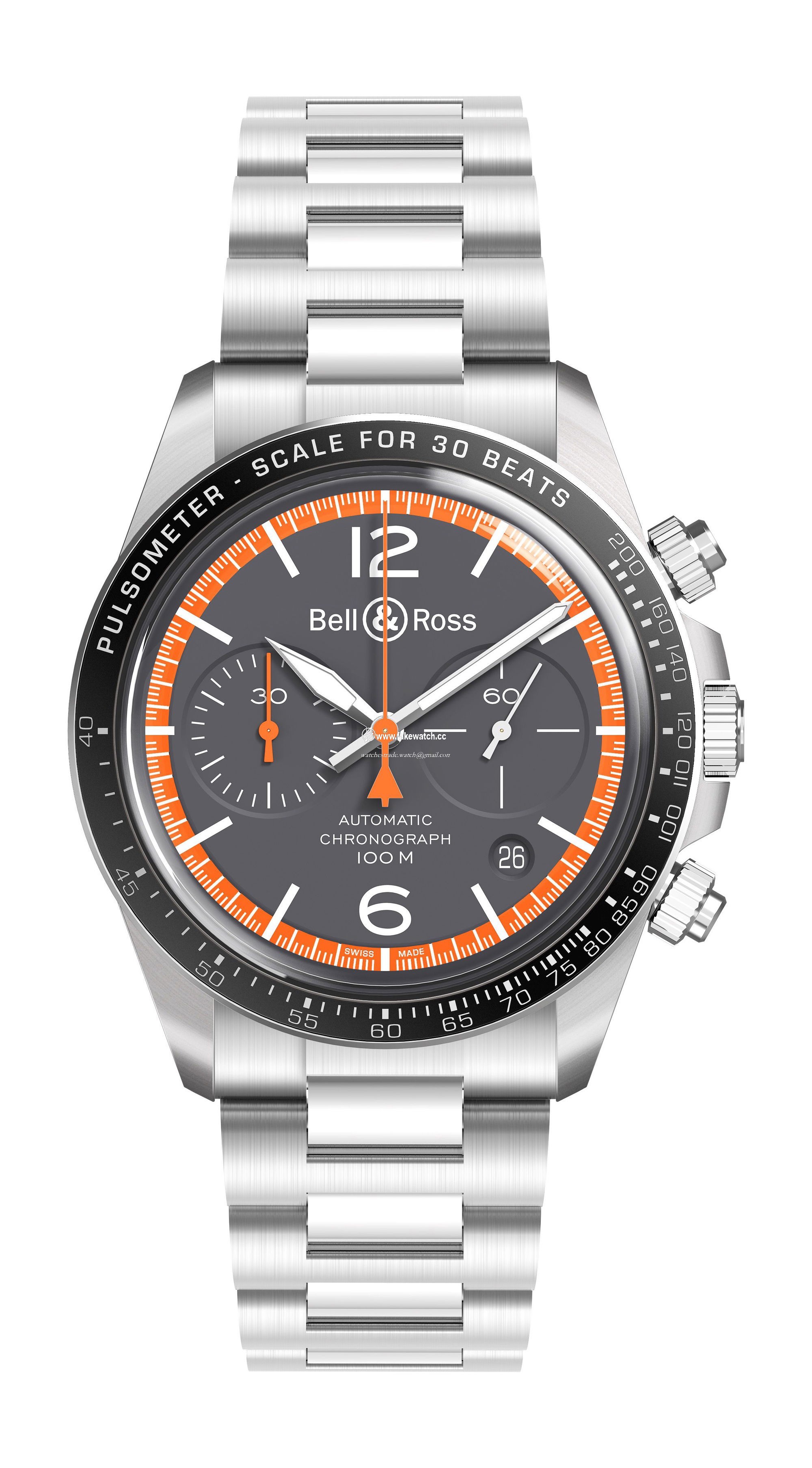 Bell & Ross BR V2-94 Garde-C?tes BRV294-ORA-ST/SST