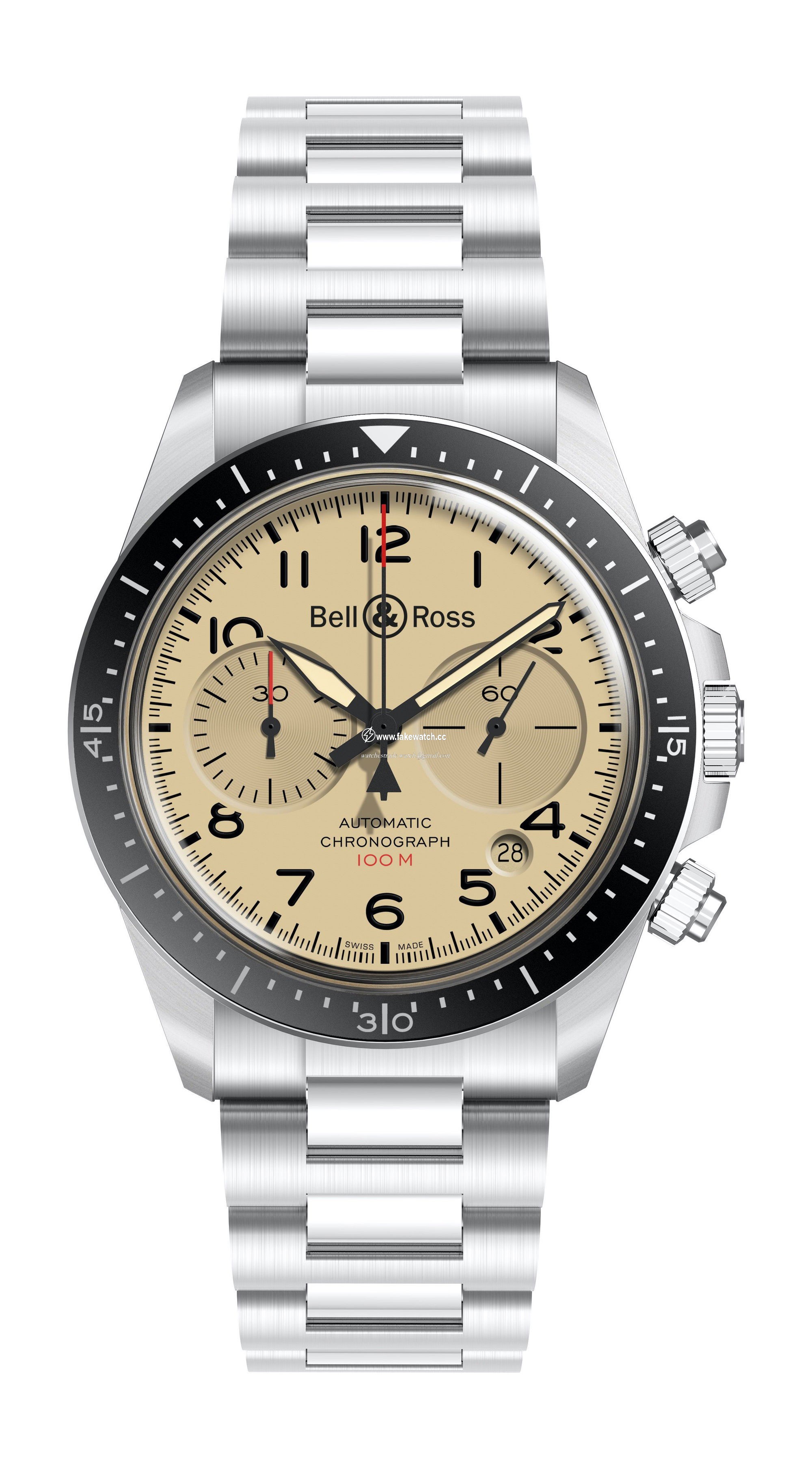Bell & Ross BR V2-94 Military Beige BRV294-BEI-ST/SST
