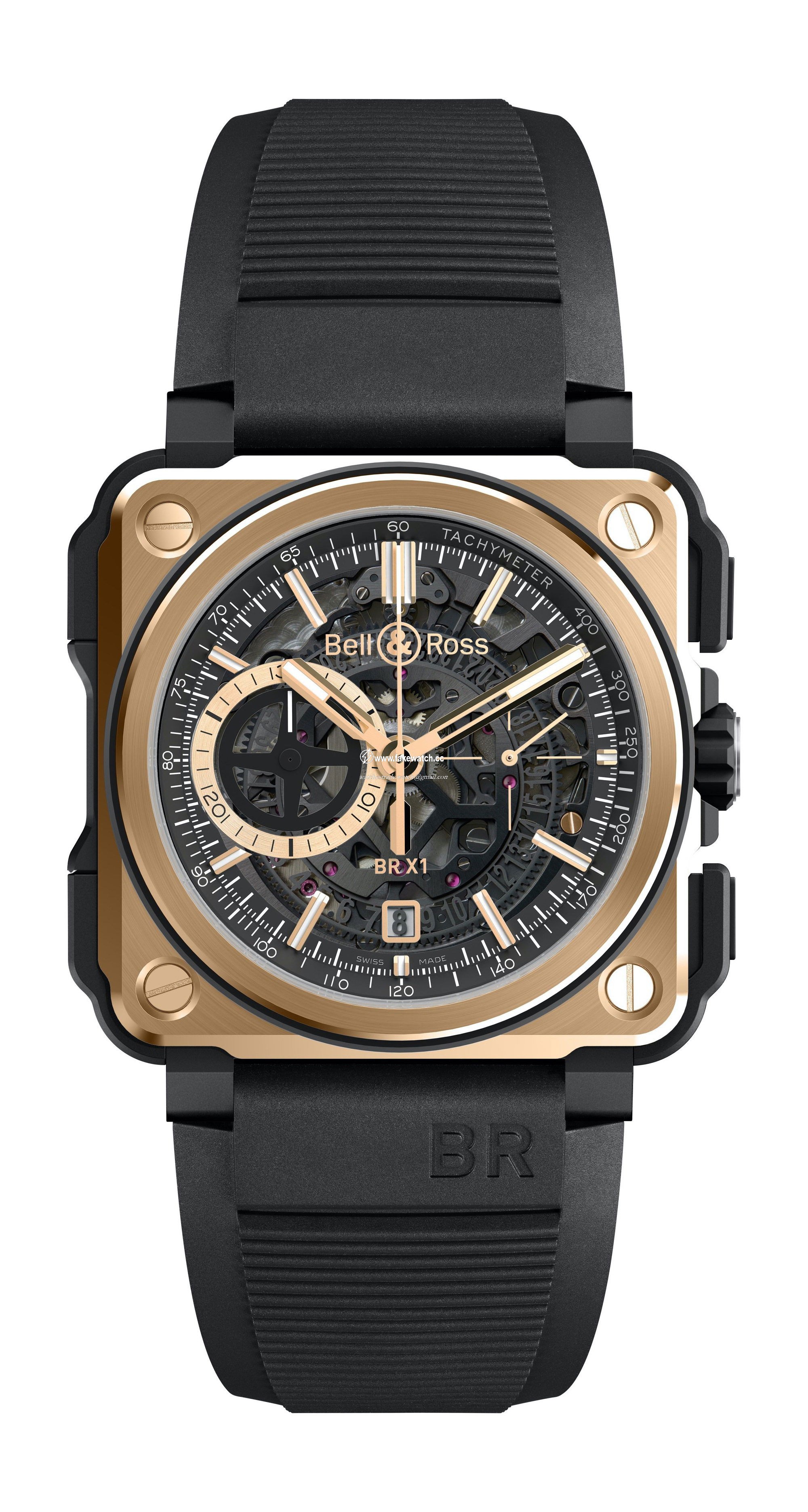Bell & Ross BR X-1 ROSE GOLD  &  CERAMIC BRX1-CE-PG