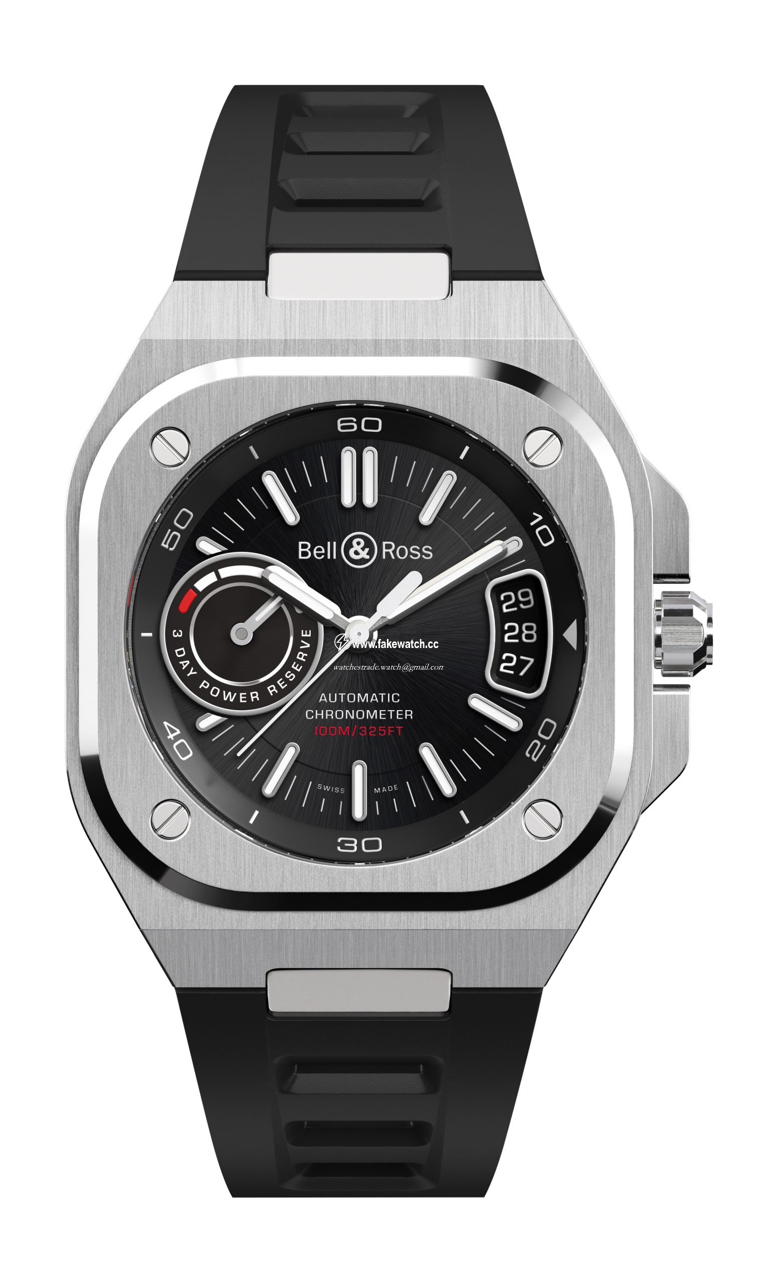 Bell & Ross BR-X5 Black Steel BRX5R-BL-ST/SRB