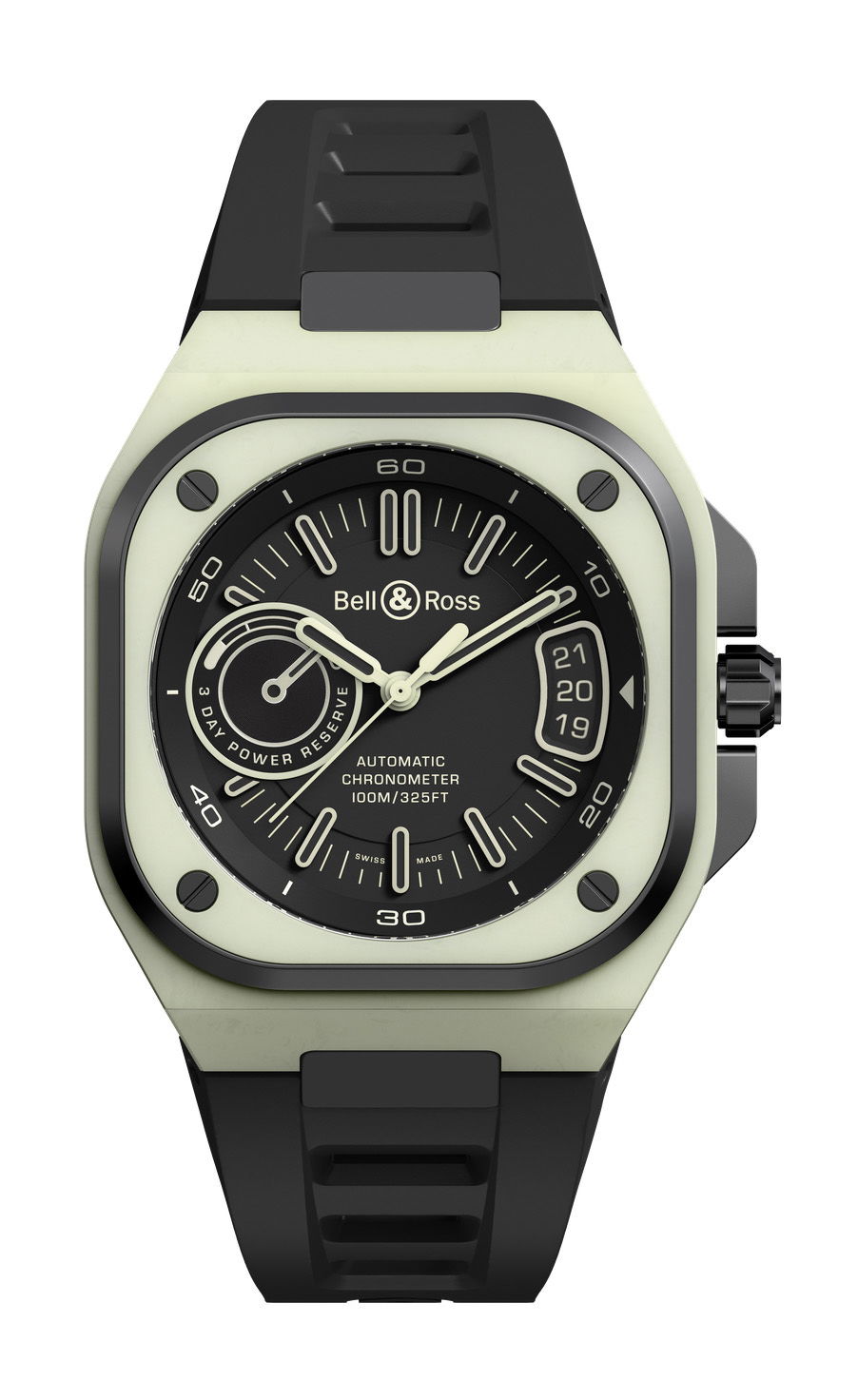 Bell & Ross BR-X5 Green Lum BRX5R-LUM-TC/SRB