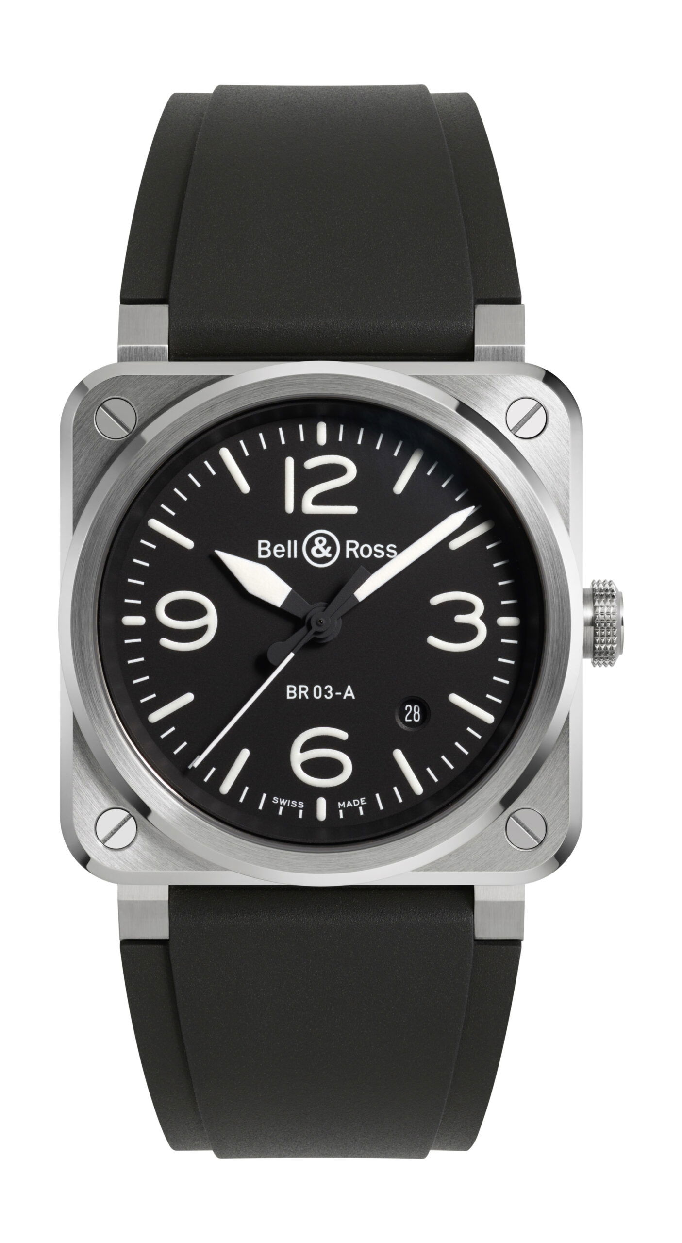 Bell & Ross BR 03 Black Steel BR03A-BL-ST/SRB