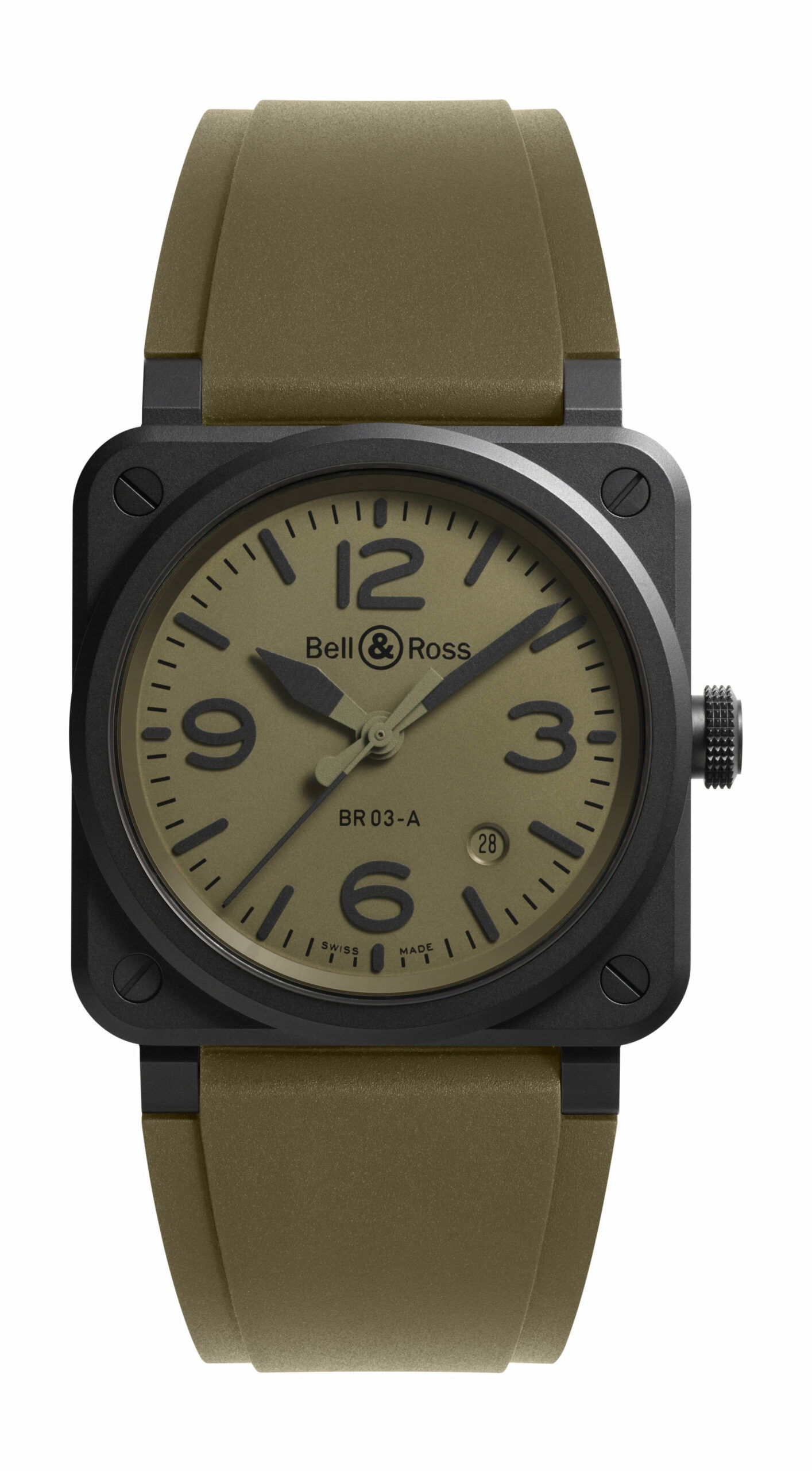 Bell & Ross BR 03 Military Ceramic BR03A-MIL-CE/SRB