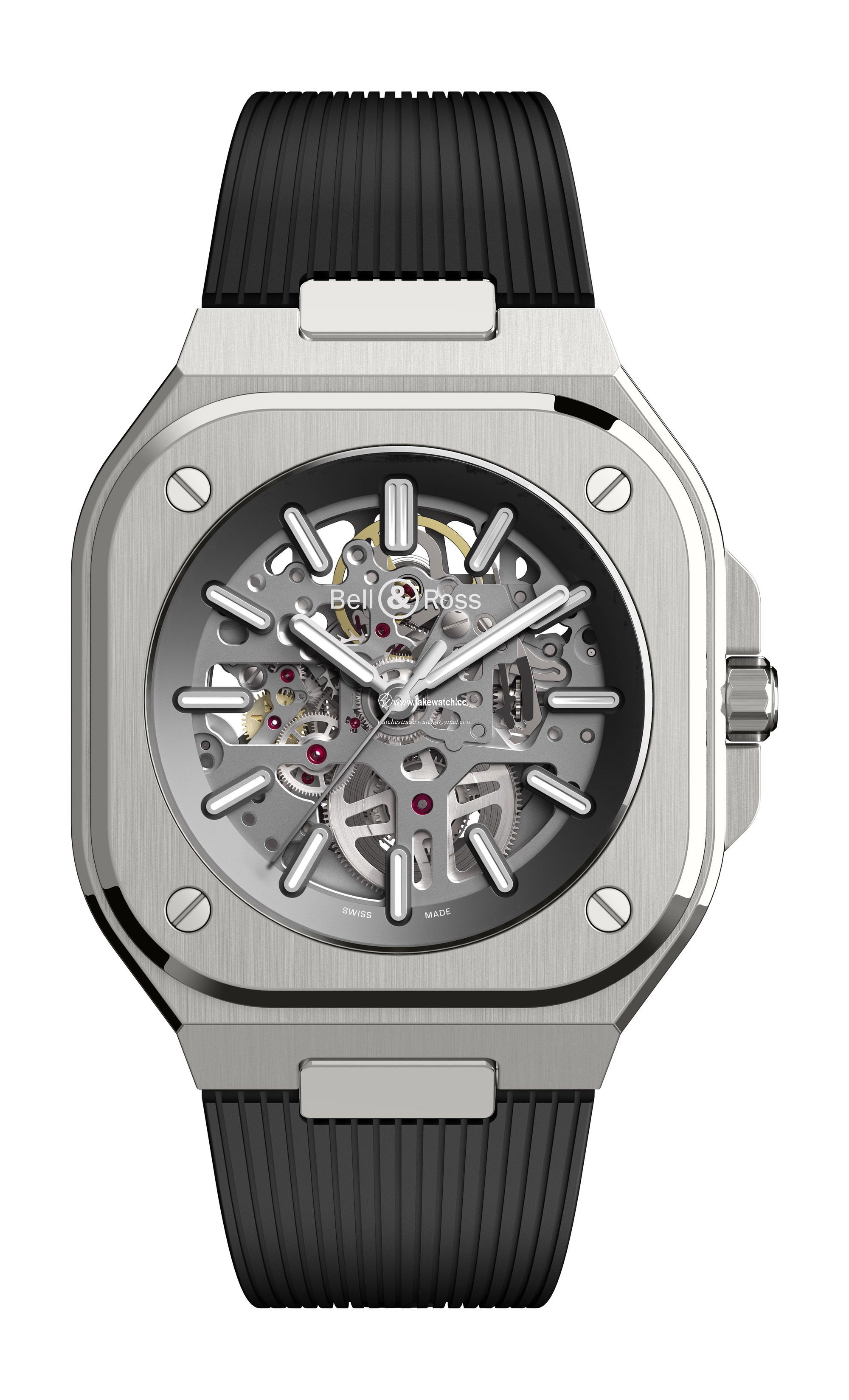 Bell & Ross BR 05 Skeleton Gray BR05A-GR-SKST/SRB