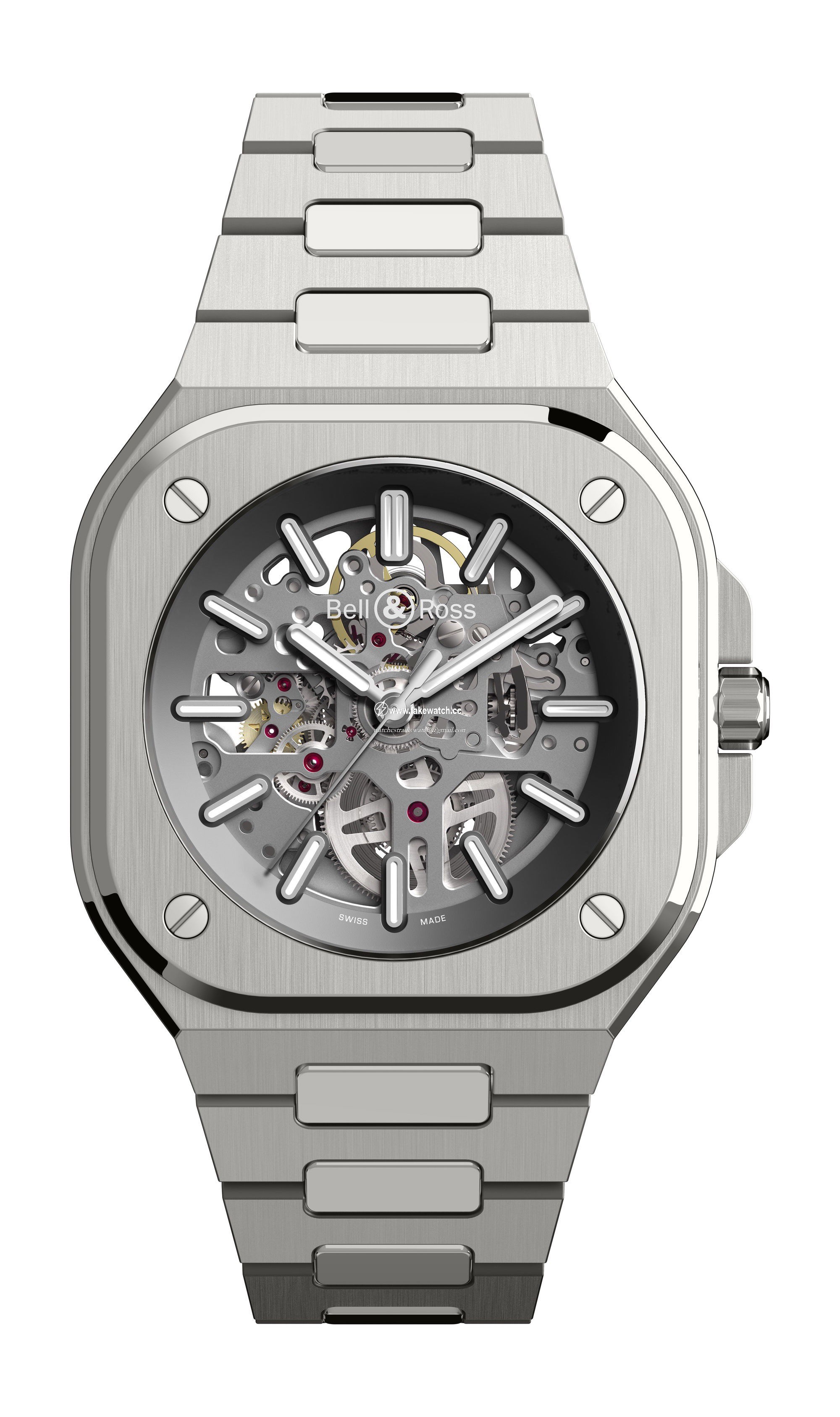 Bell & Ross BR 05 Skeleton Gray BR05A-GR-SKST/SST