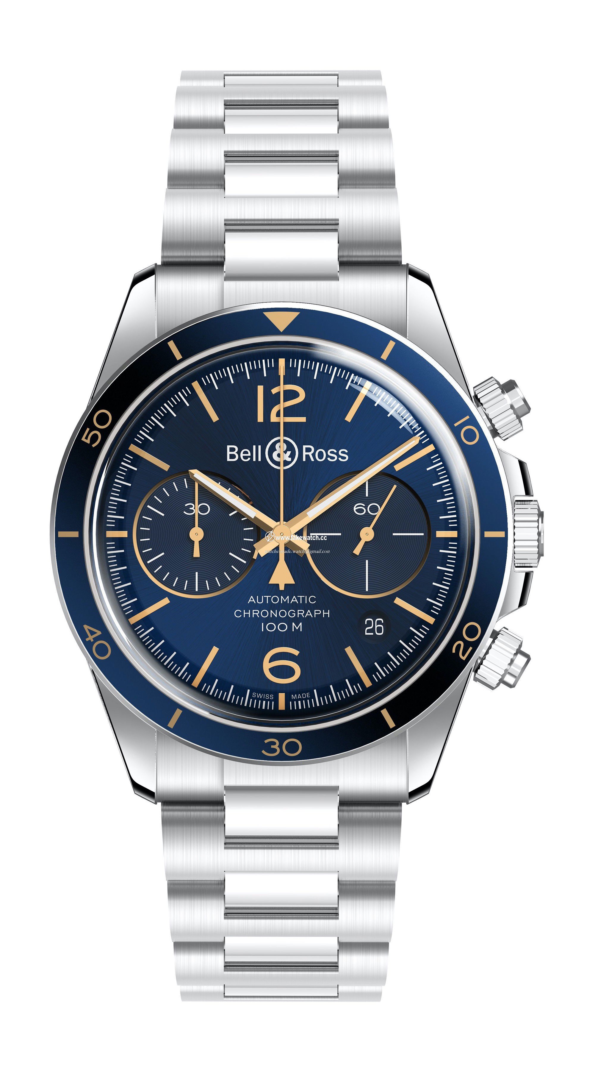 Bell & Ross WW1-97 HERITAGE BRWW197-HER-ST/SCR