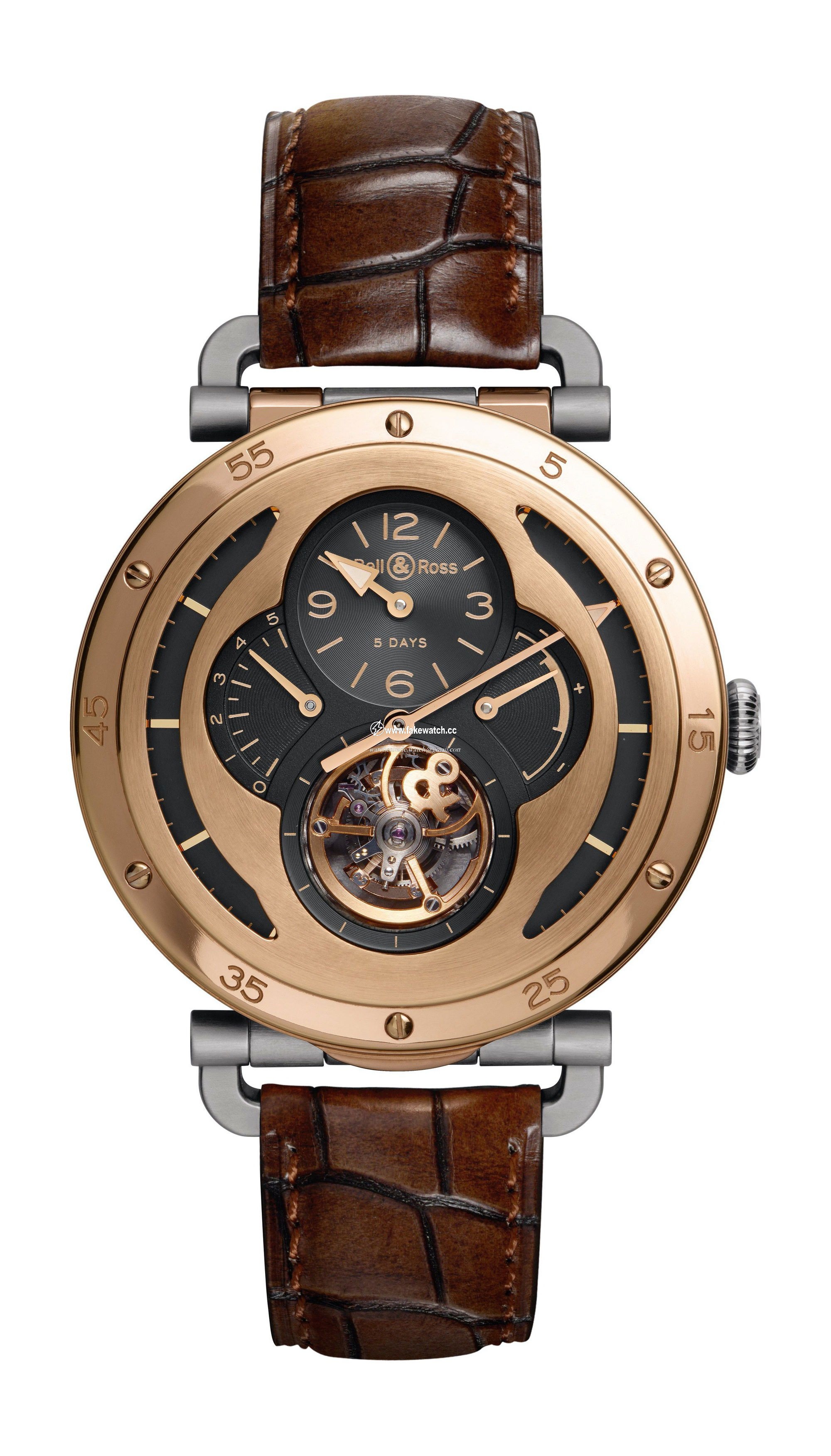 Bell & Ross WW2 MILITARY TOURBILLON ROSE GOLD BRWW2-TOURB-MPG