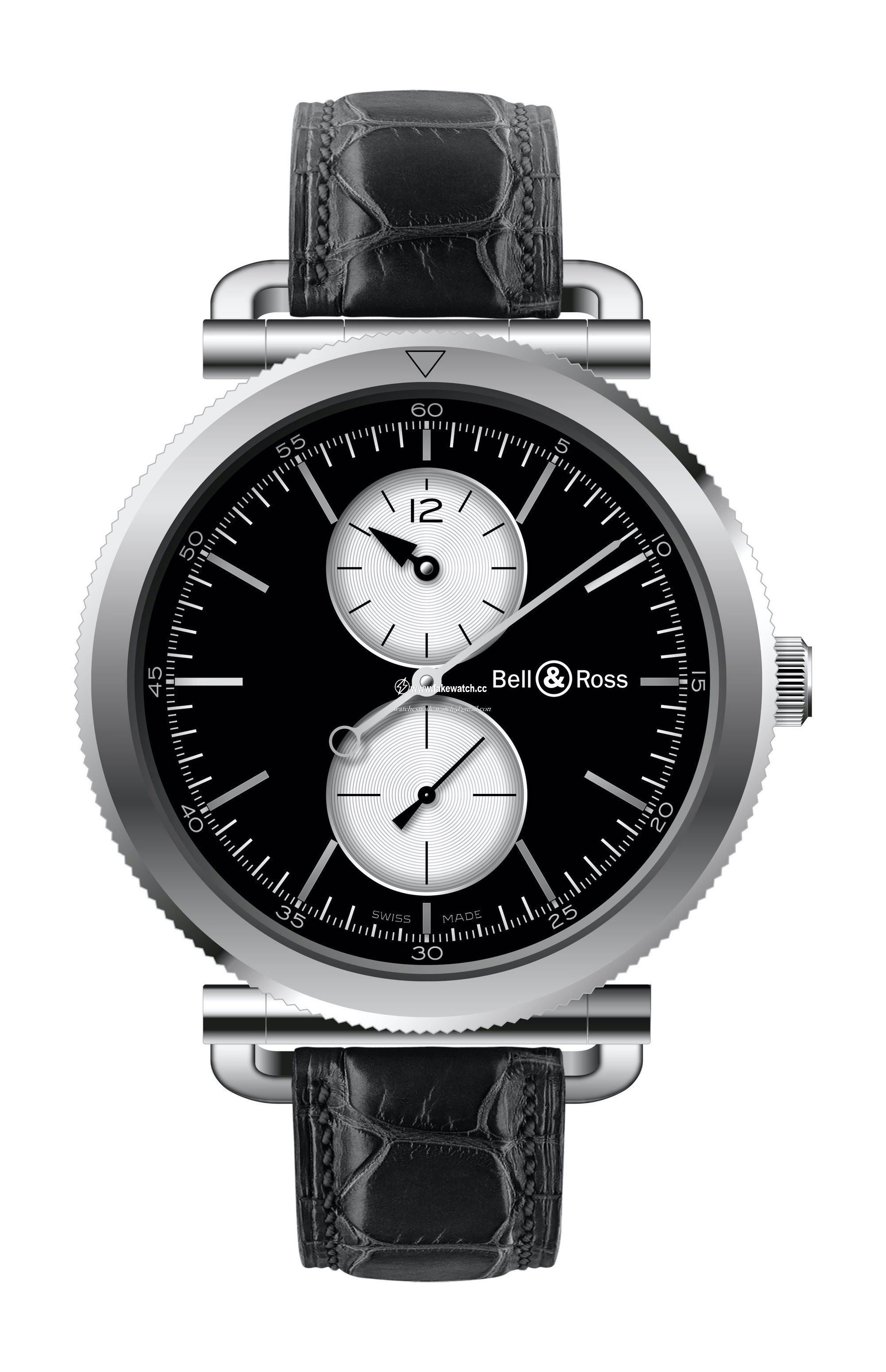 Bell & Ross WW2 REGULATEUR OFFICER BRWW2-REG-BS/SCR