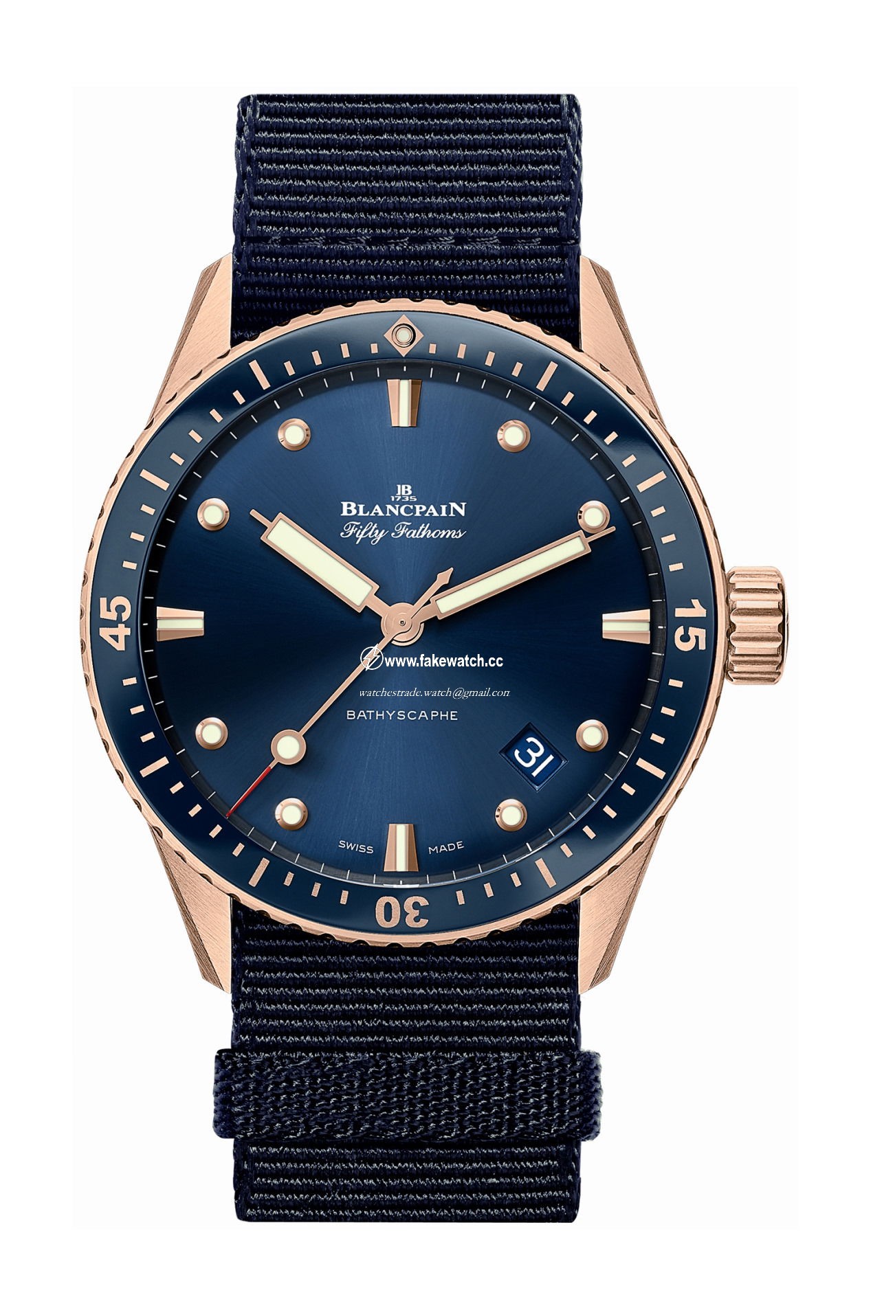 Blancpain Fifty Fathoms Bathyscape 43 5000 36S40 NAOA