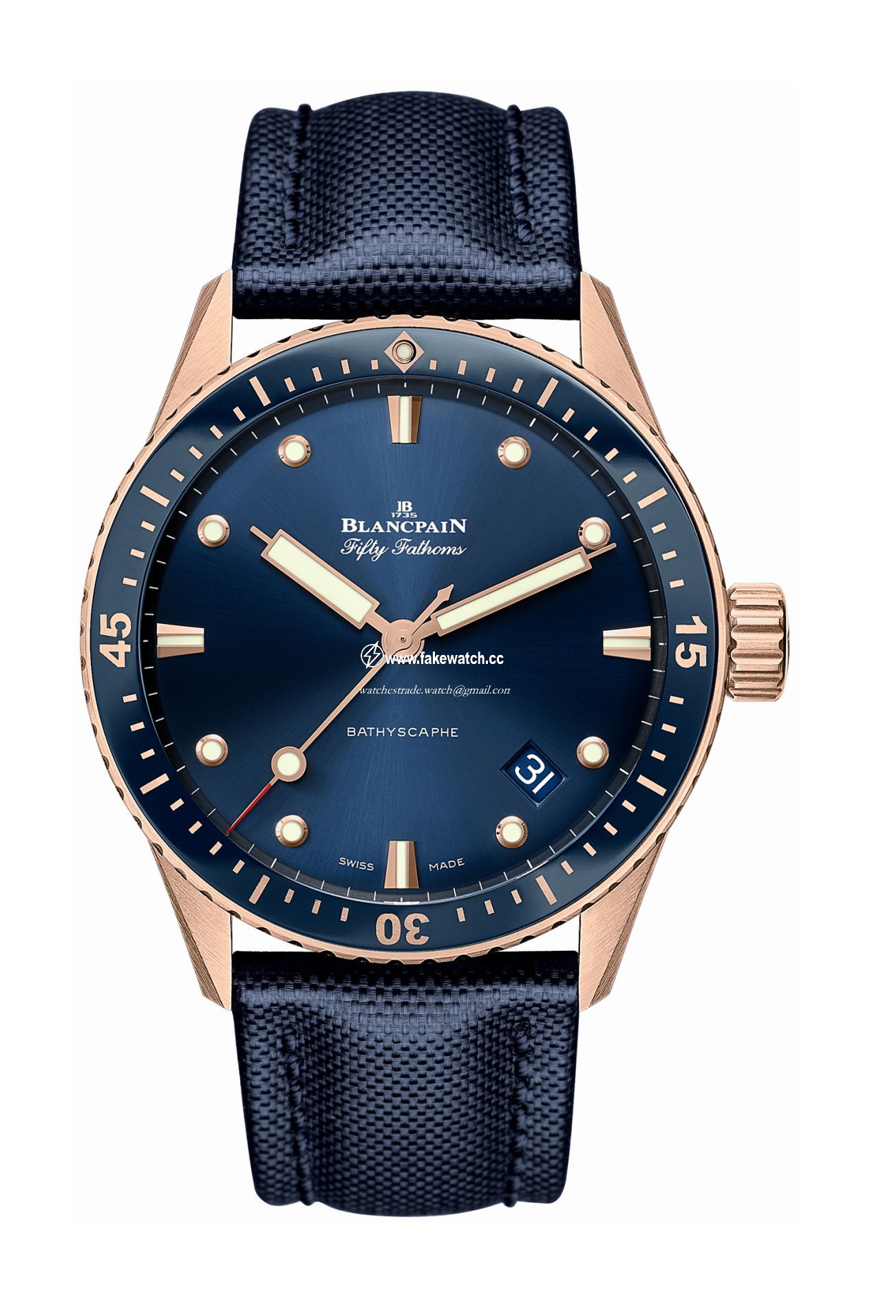 Blancpain Fifty Fathoms Bathyscape 43 5000 36S40 O52A